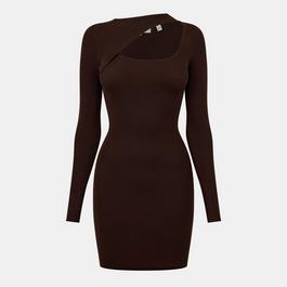 Jack Wills Cut Out Ribbed Mini Dress