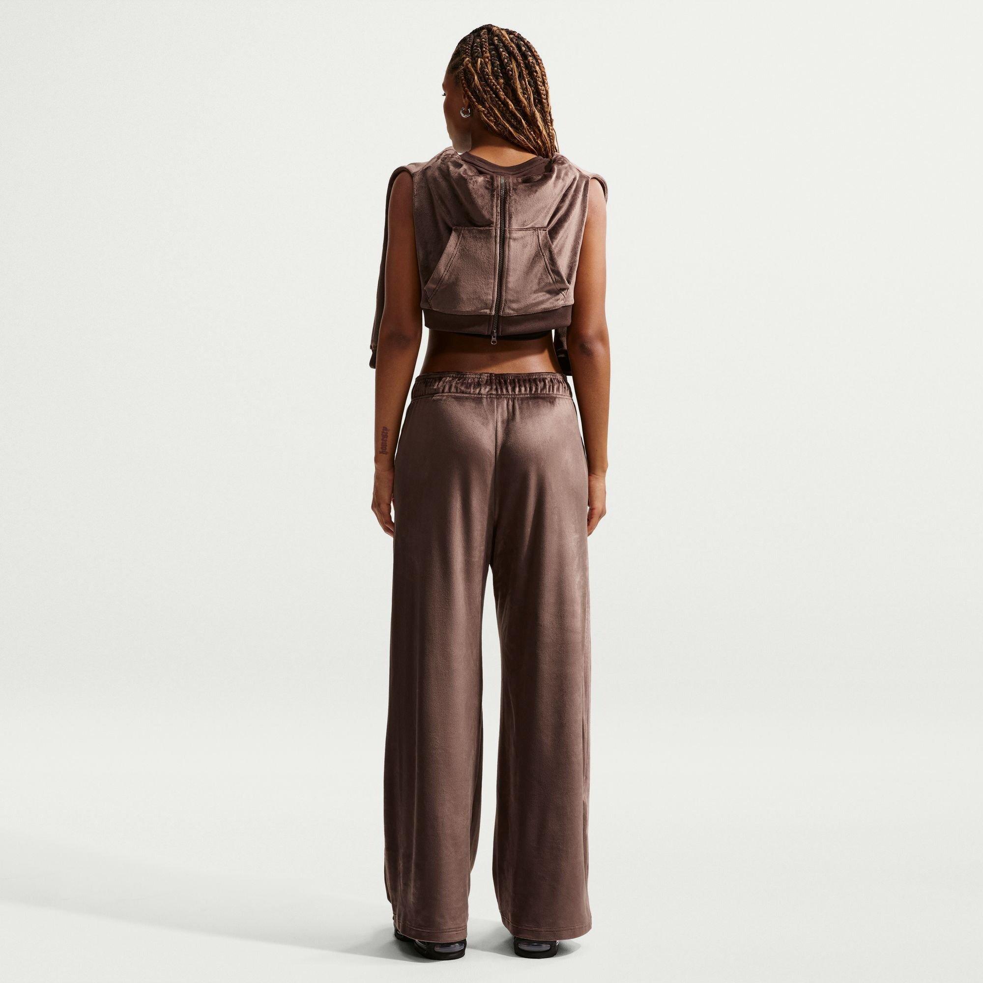 Baroque Brown - Nike - Womens Velour Pants - 5