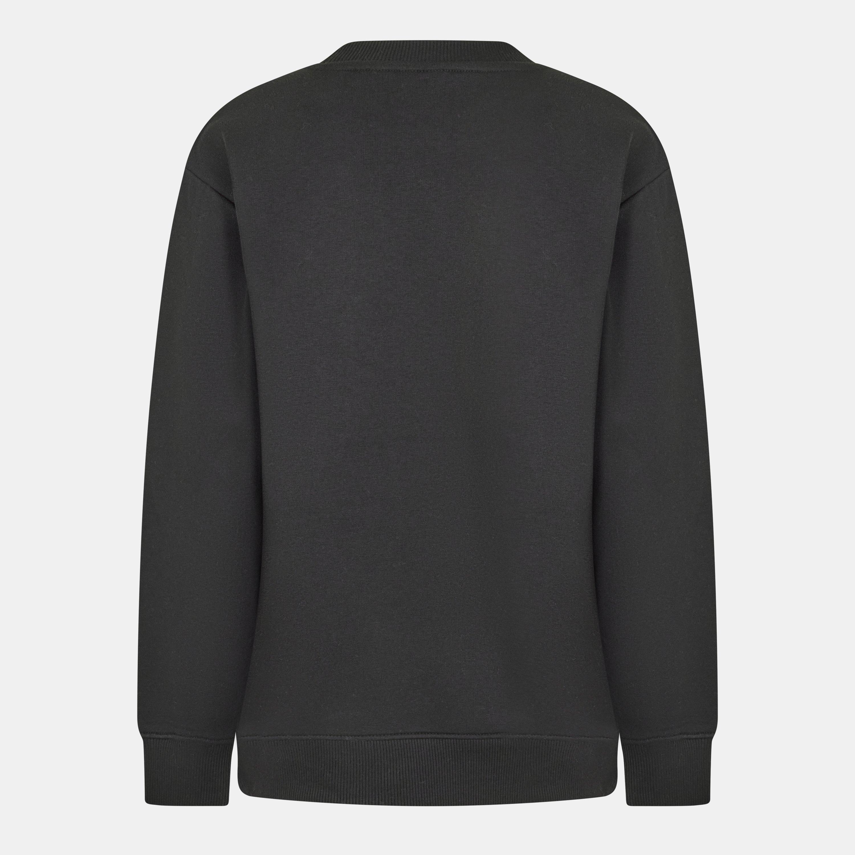 Black - Vans - Fly Crew Sweatshirt - 2