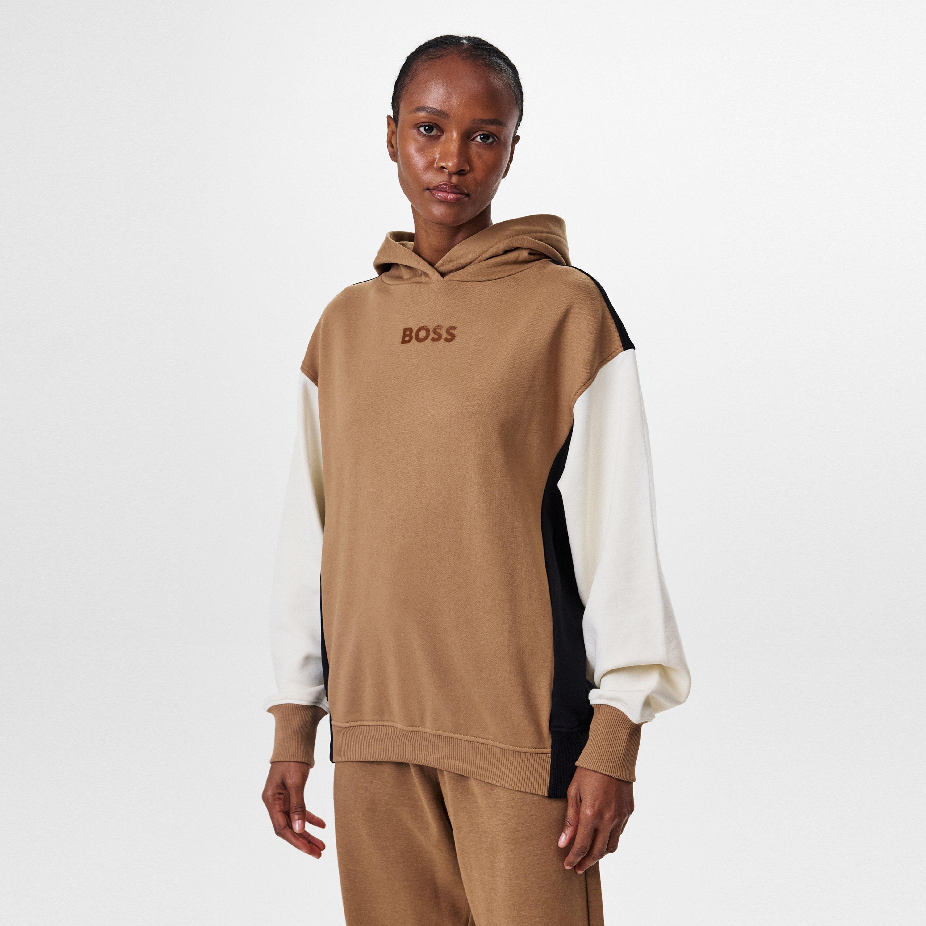 Med Beige - Boss - Women's Econy Block Hoodie - 3