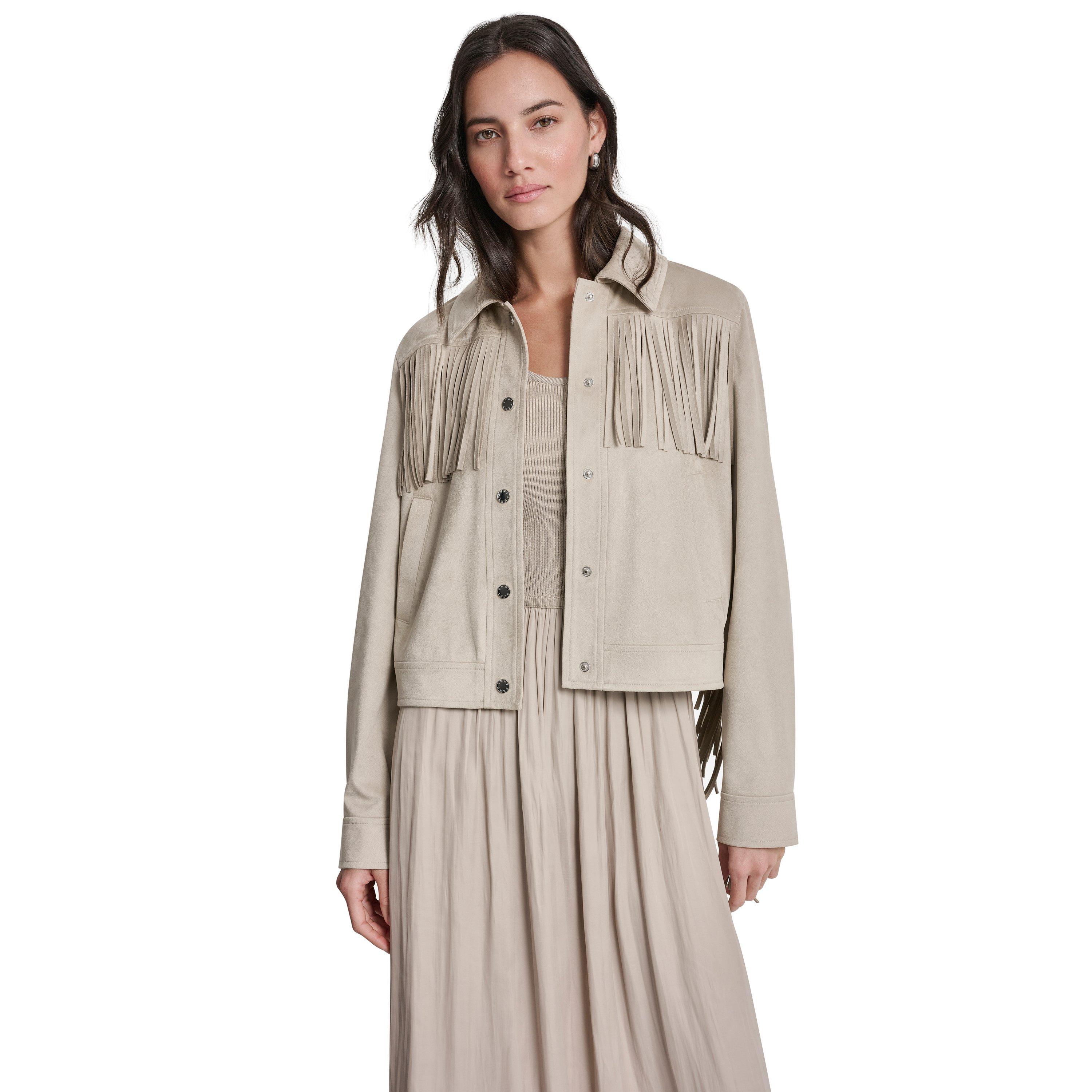 Pebble - DKNY - DKNY Fringe Jkt Ld62 - 3