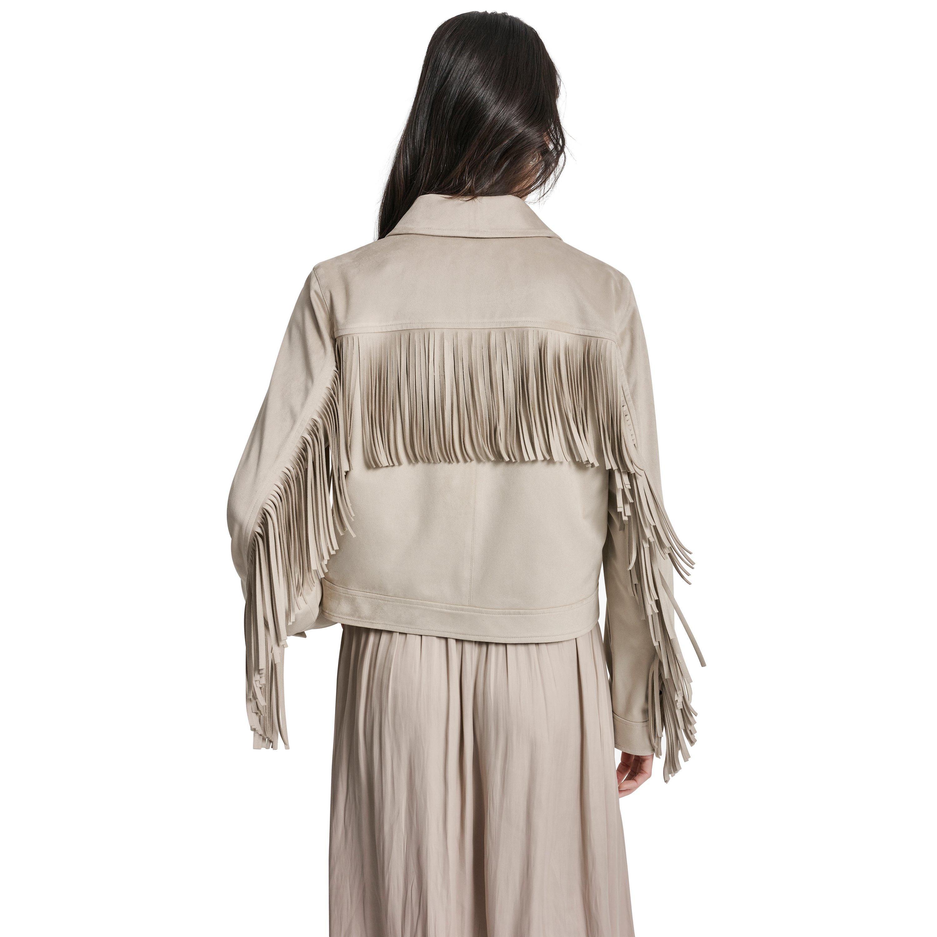 Pebble - DKNY - DKNY Fringe Jkt Ld62 - 4