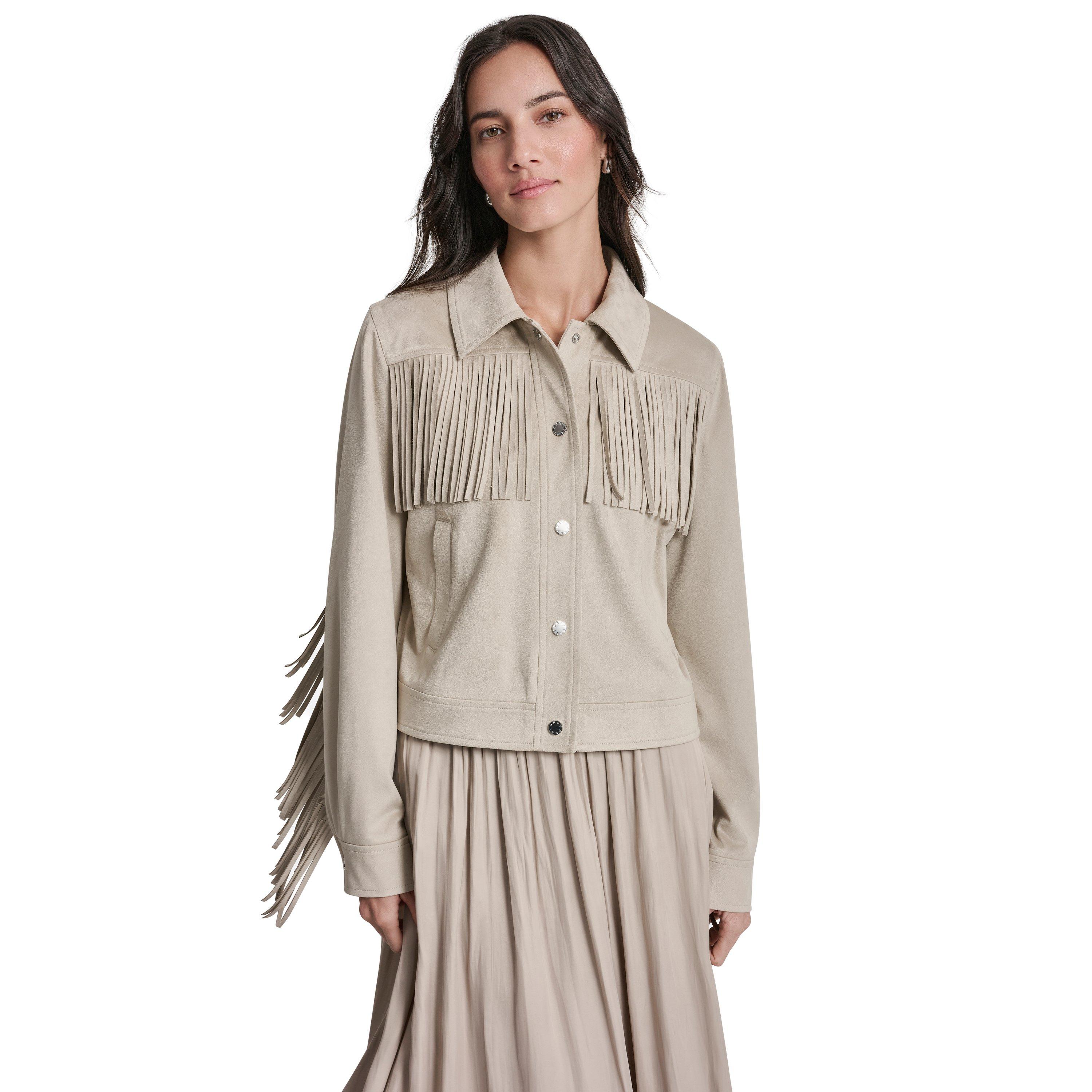 Pebble - DKNY - DKNY Fringe Jkt Ld62 - 6
