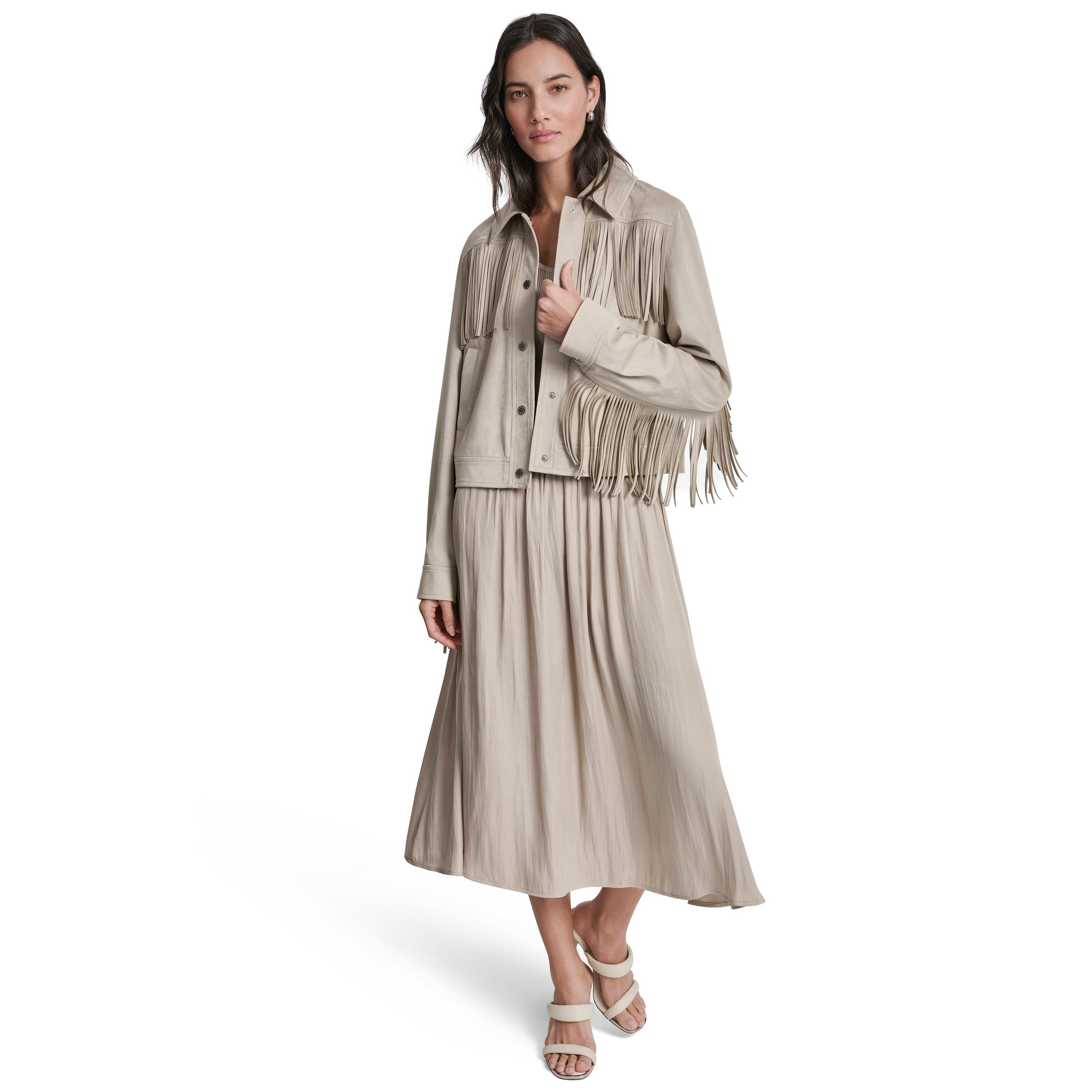 Pebble - DKNY - DKNY Fringe Jkt Ld62 - 7