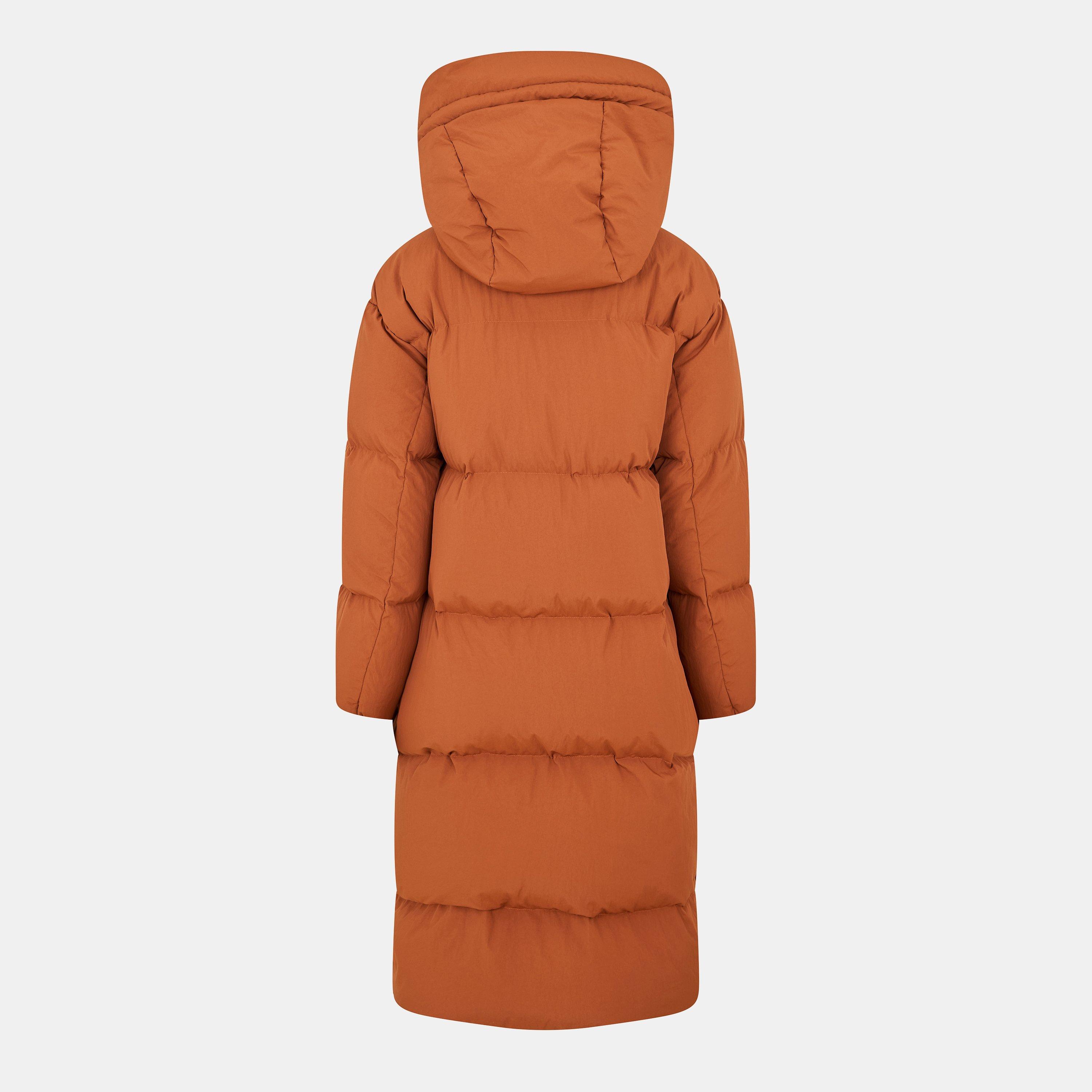 Rust/Copper - Hugo - Women's Fini Long Puffer Jacket - 2