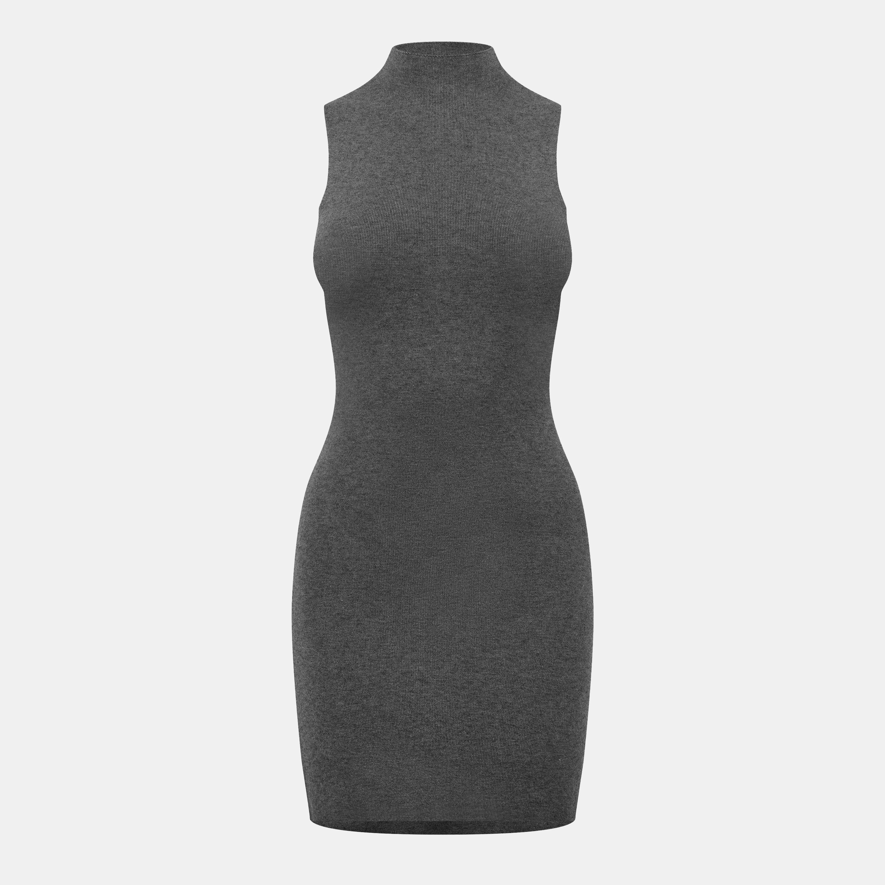 Jack Wills Women's High Neck Mini Knitted Jumper Dress - Eiffel Tower - 12 (M)