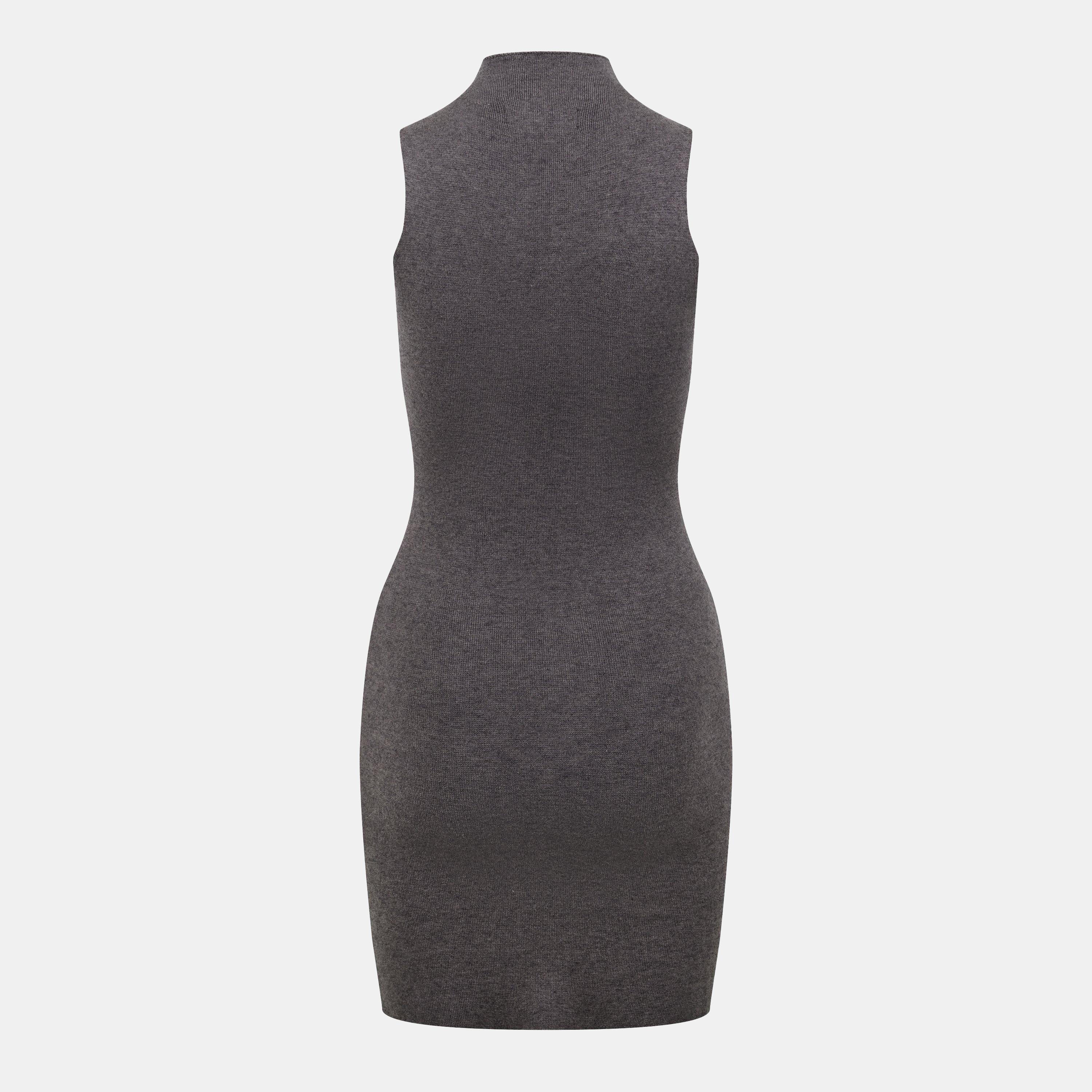 Eiffel Tower - Jack Wills - Women's High Neck Mini Knitted Jumper Dress - 2