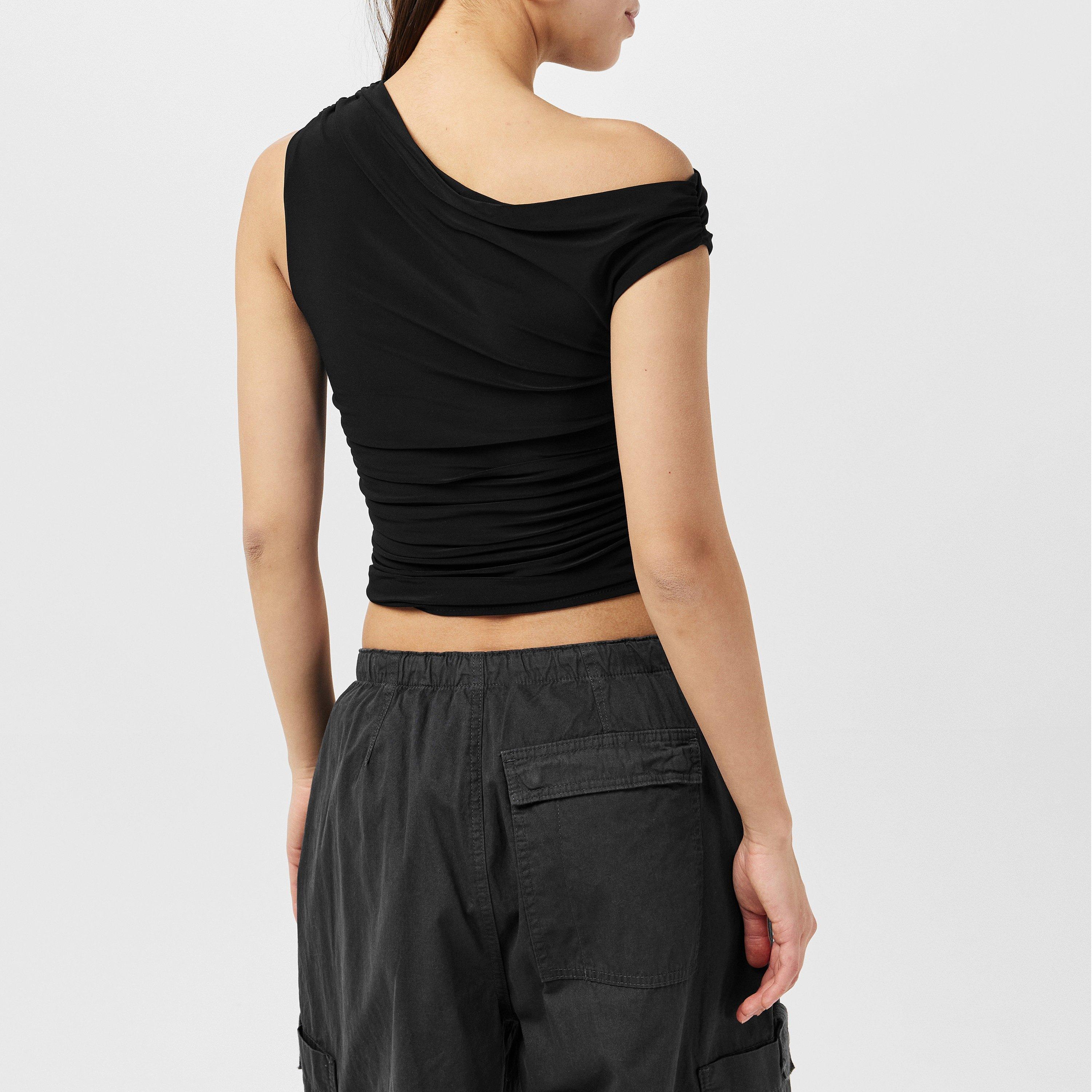 Black - Missy Empire - Super Soft Off The Shoulder Top - 4