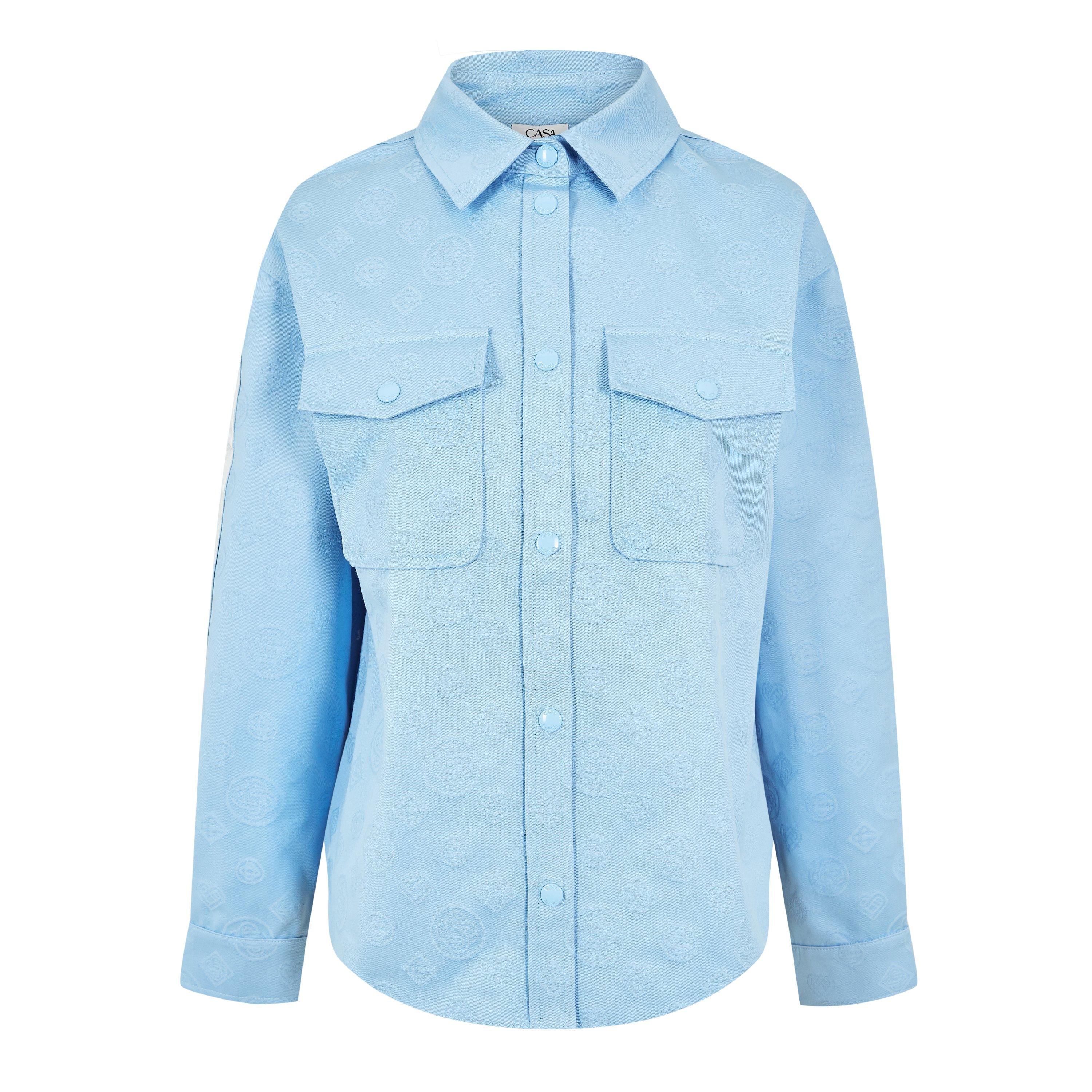 Blue - Casablanca - Casa Mono OS Shirt Ld54 - 1