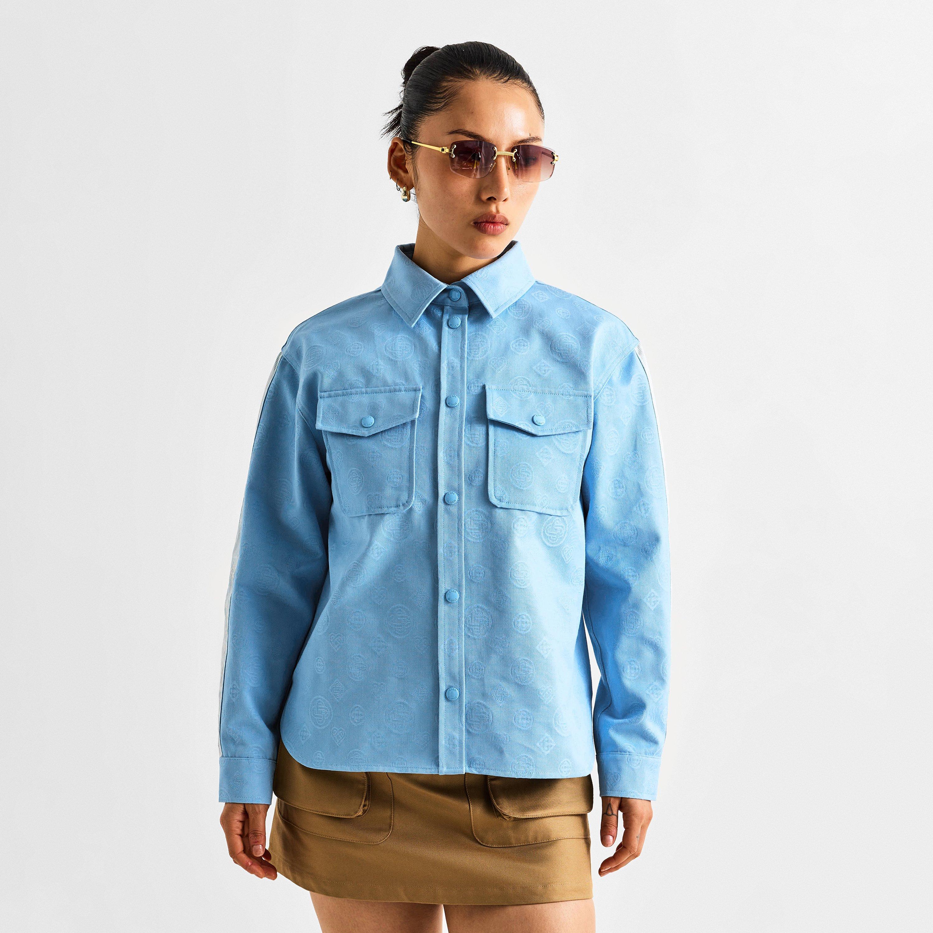 Blue - Casablanca - Womens Monogram Shirt - 3