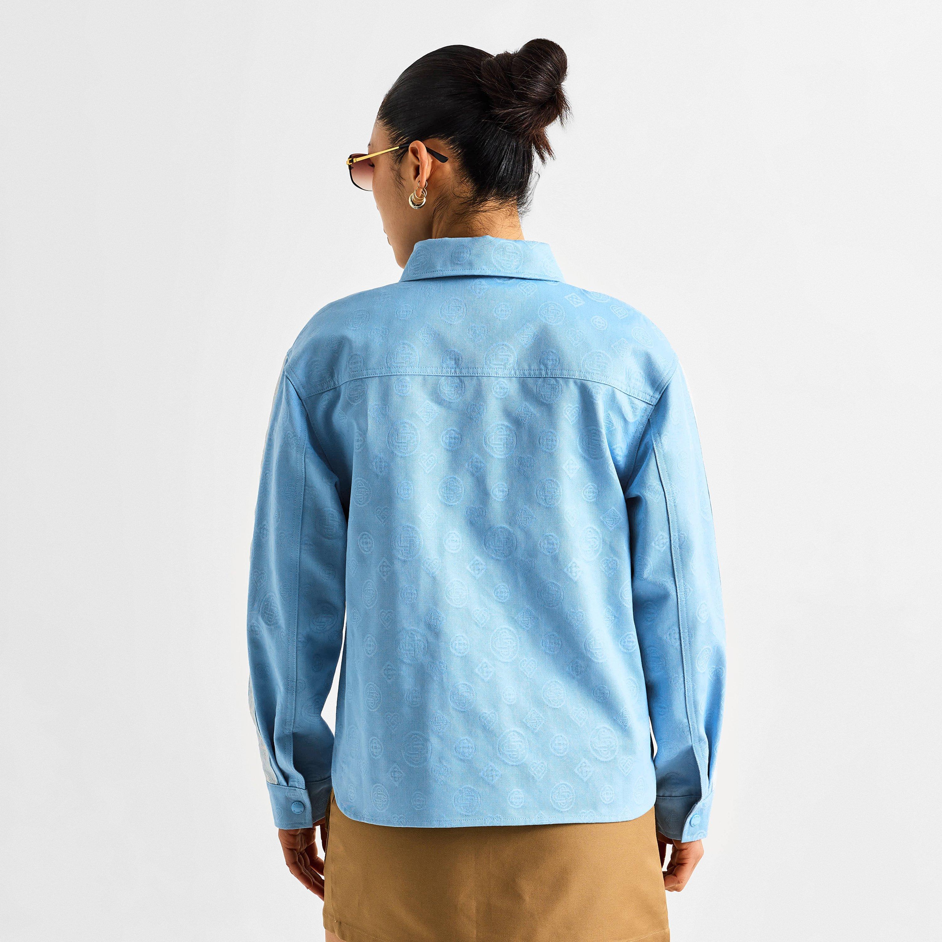 Blue - Casablanca - Womens Monogram Shirt - 4