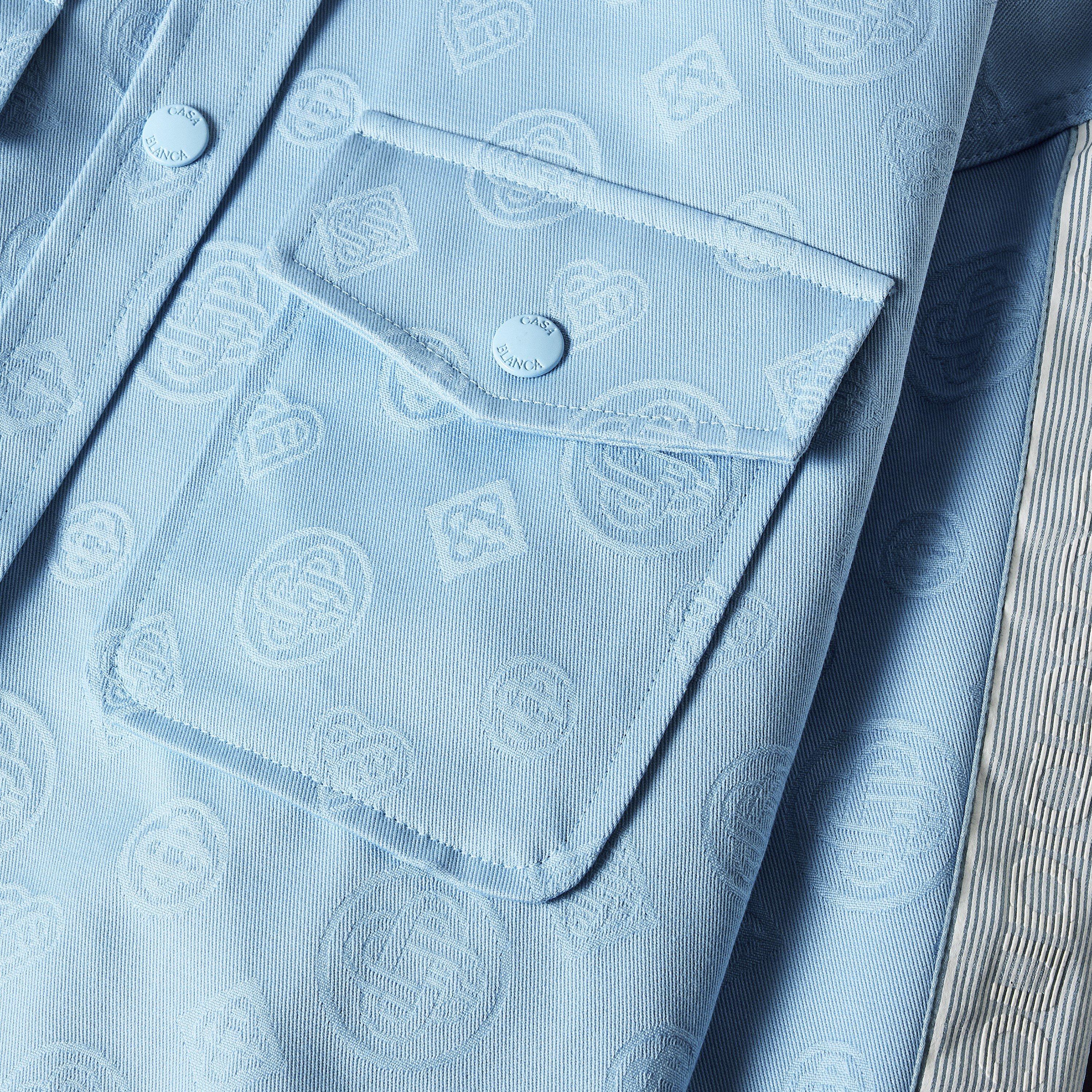 Blue - Casablanca - Casa Mono OS Shirt Ld54 - 3