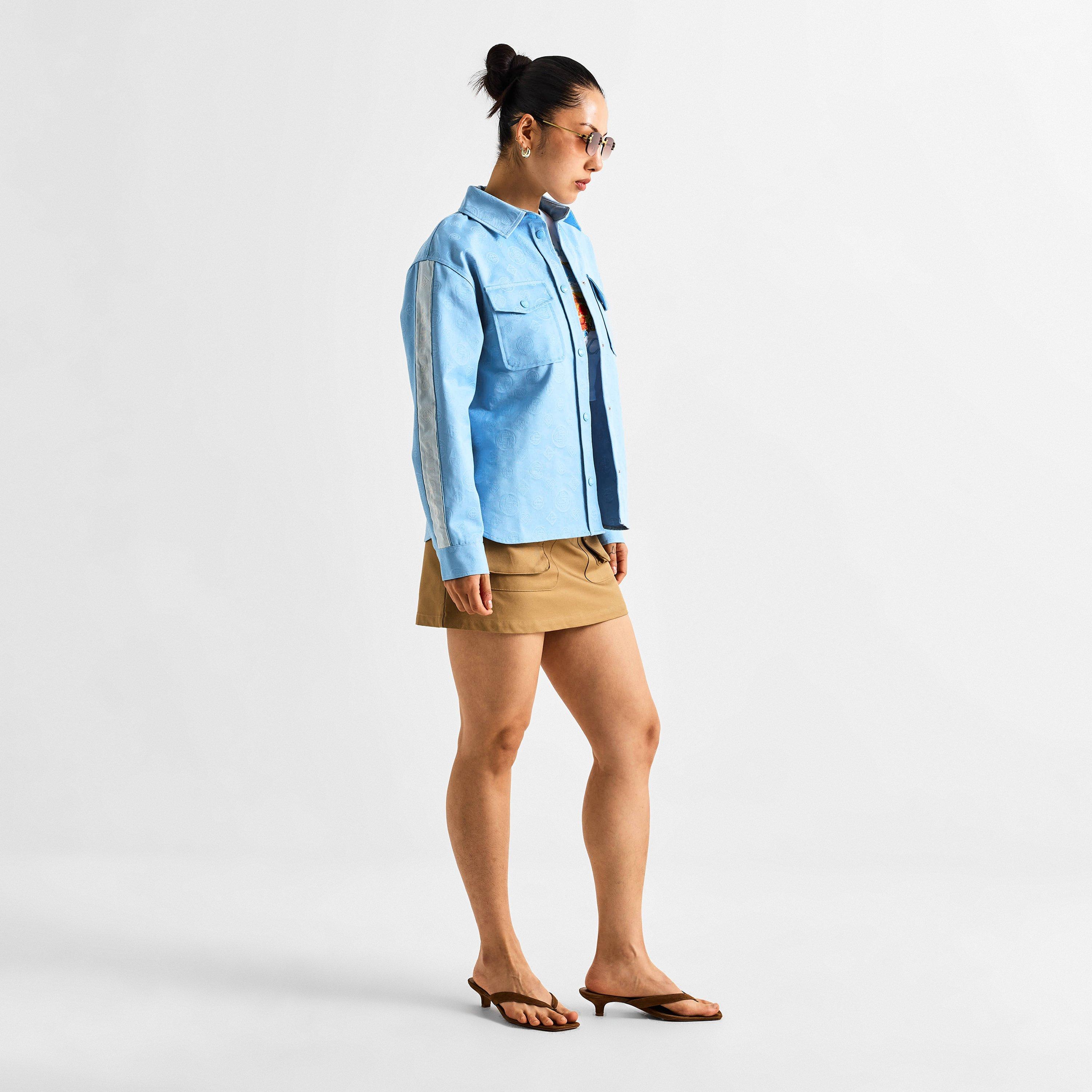 Blue - Casablanca - Womens Monogram Shirt - 6