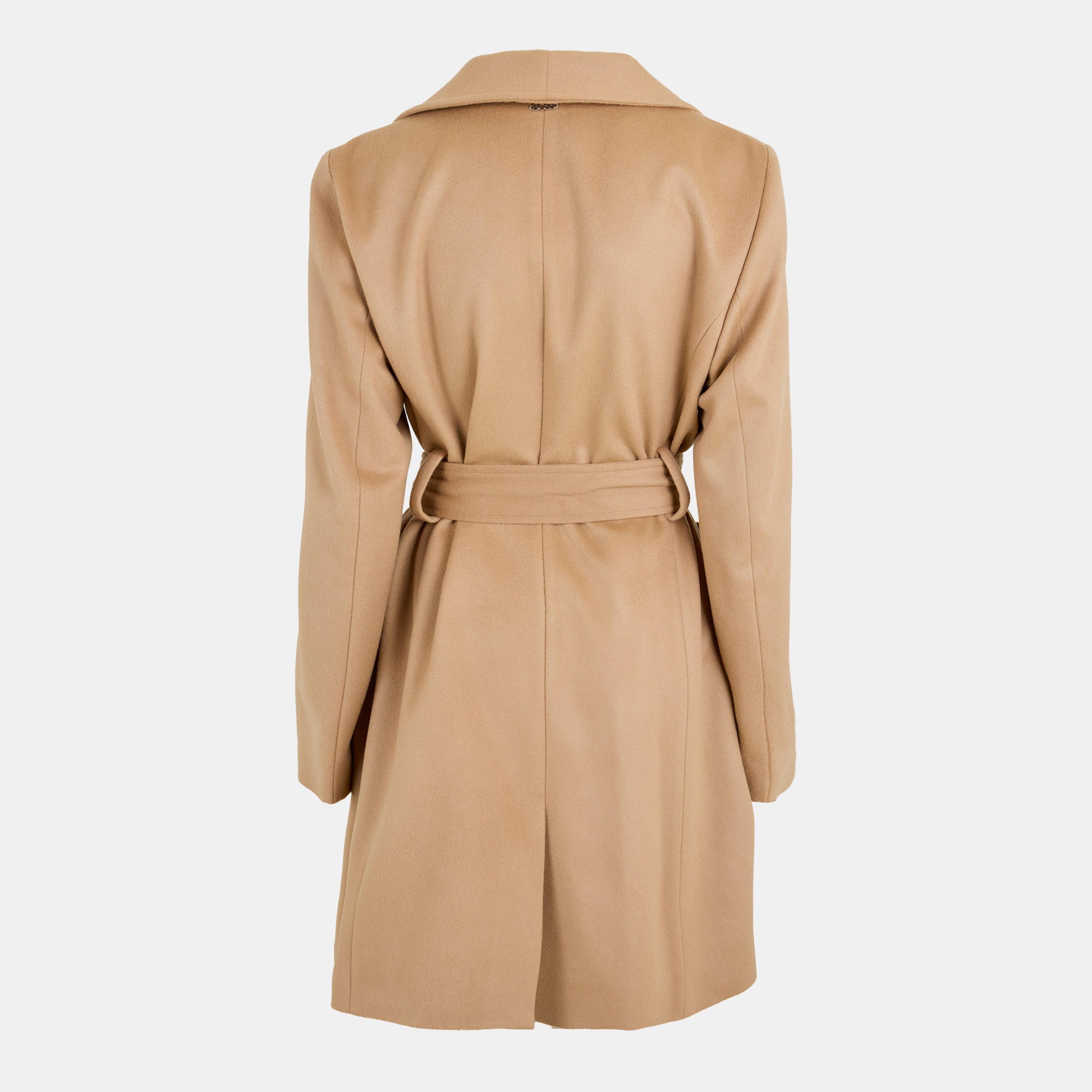 Pastel Brown - Boss - Women's Cinesi Overcoat - 2