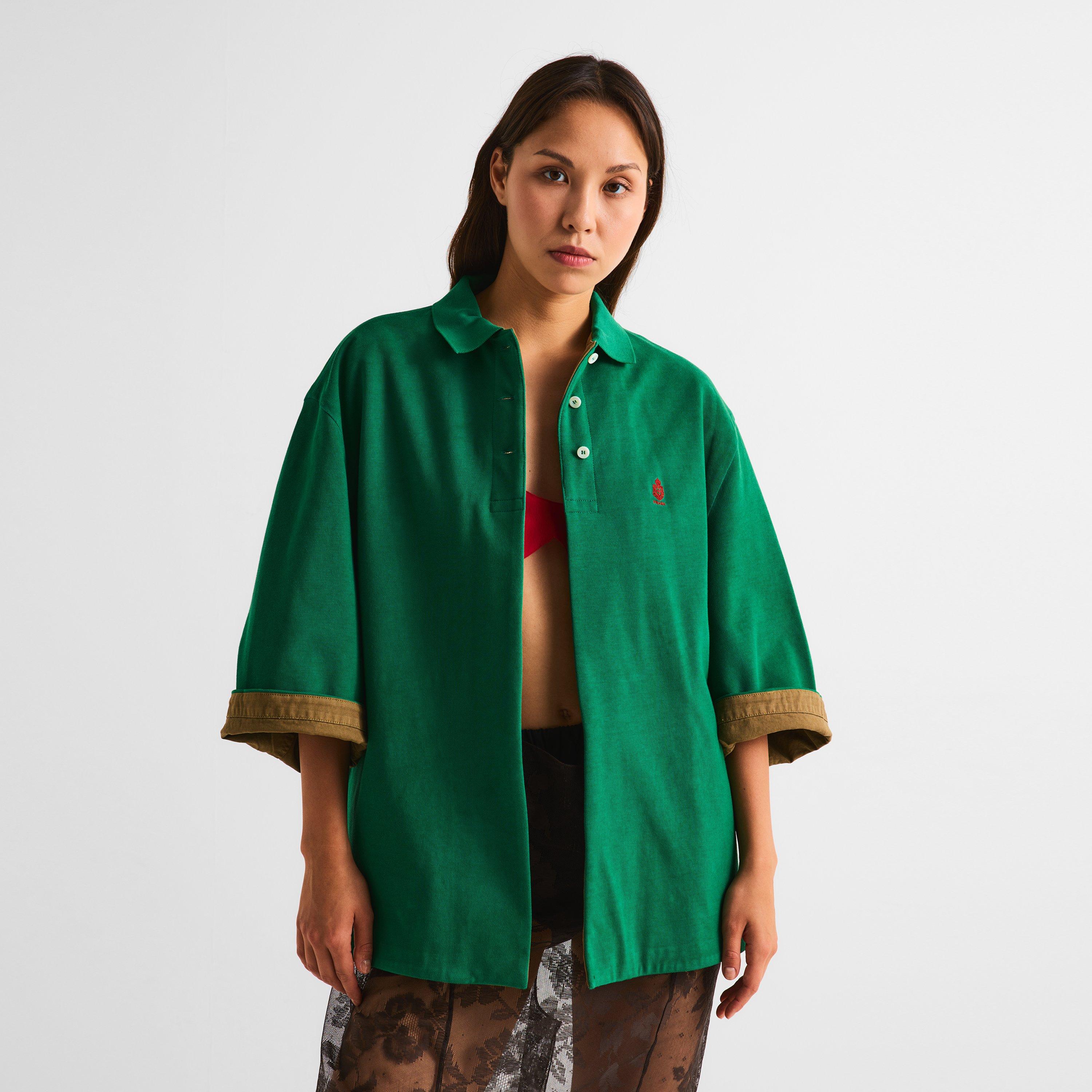 Verde Mimetico - Prada - Women's Overshirt - 3