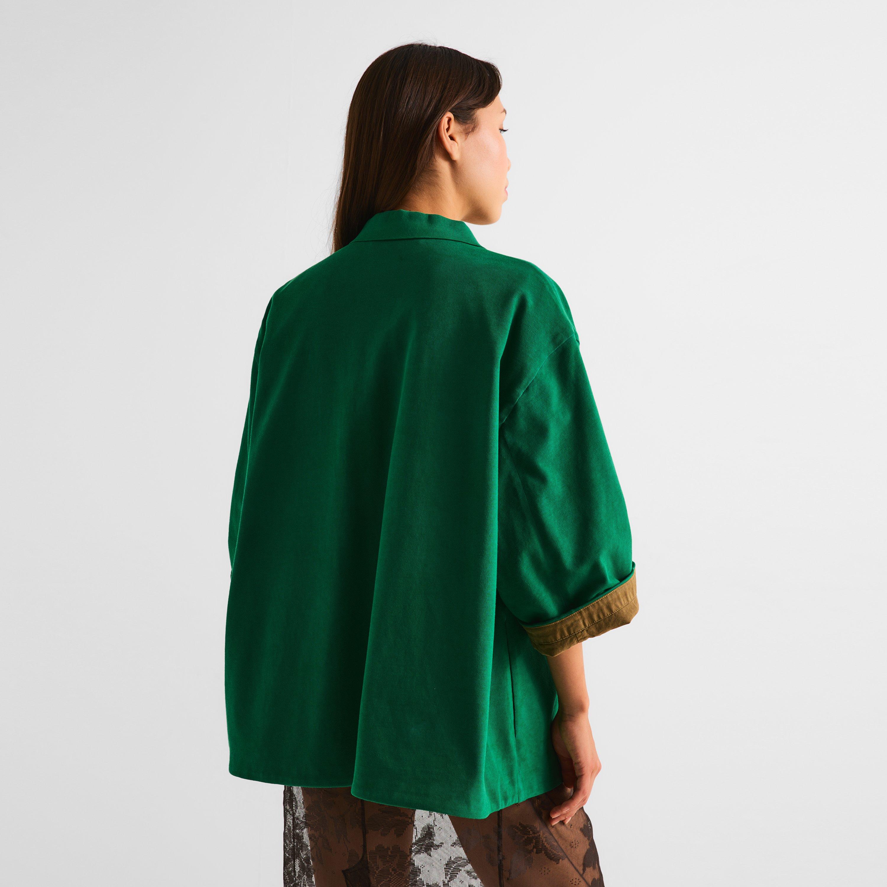 Verde Mimetico - Prada - Women's Overshirt - 4