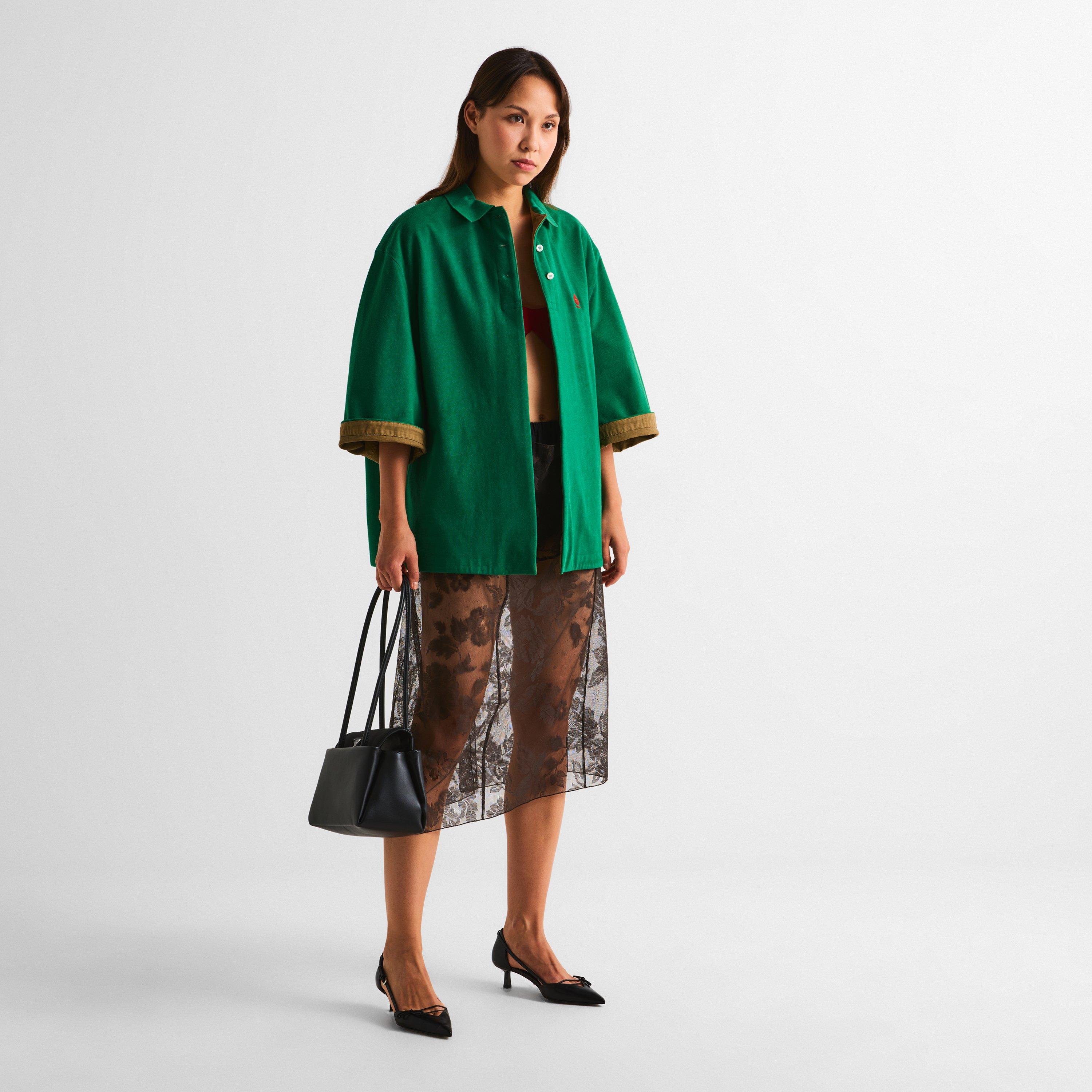 Verde Mimetico - Prada - Women's Overshirt - 6