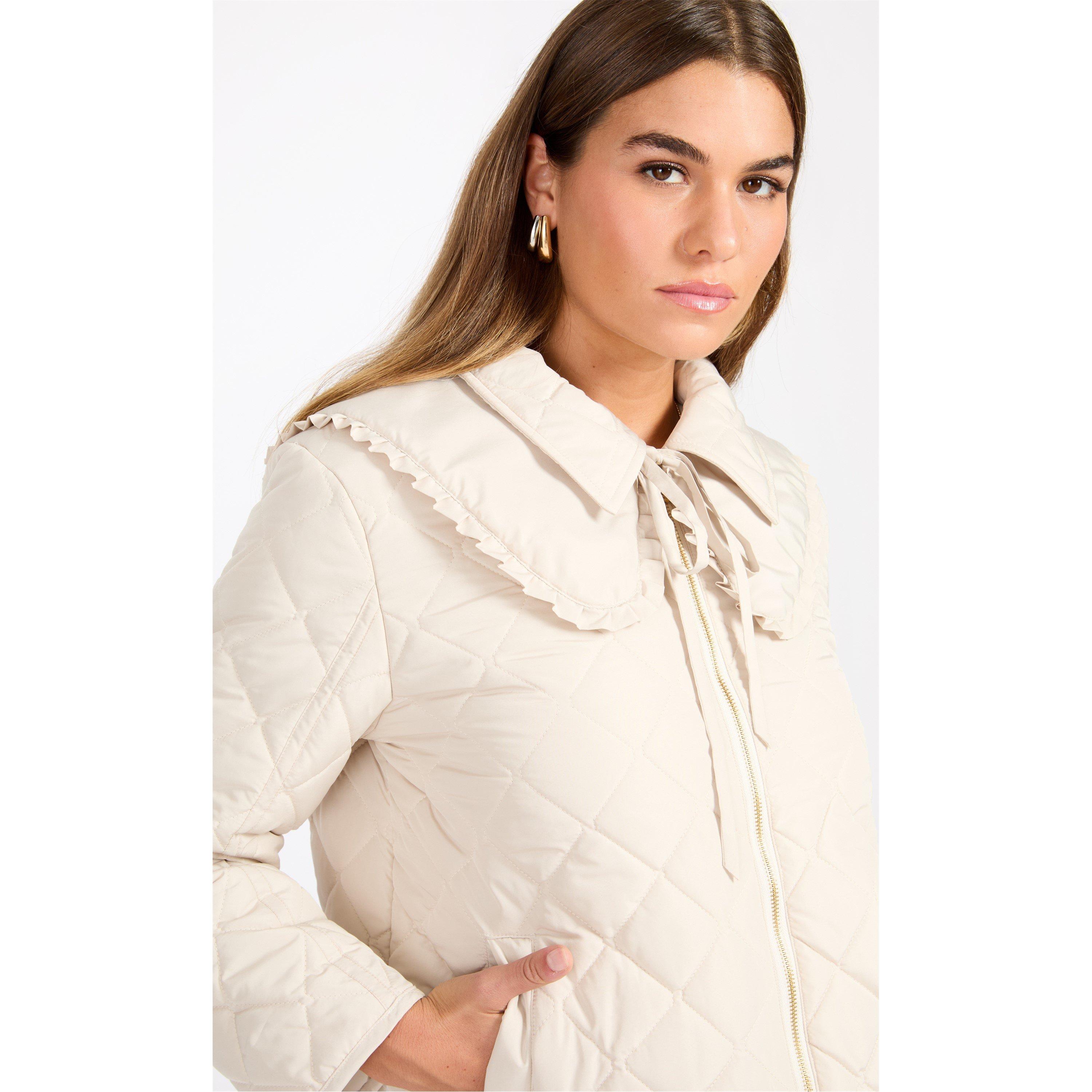 Crema - Little Mistress - Diamond Quilted Lightweight Jacket - 2