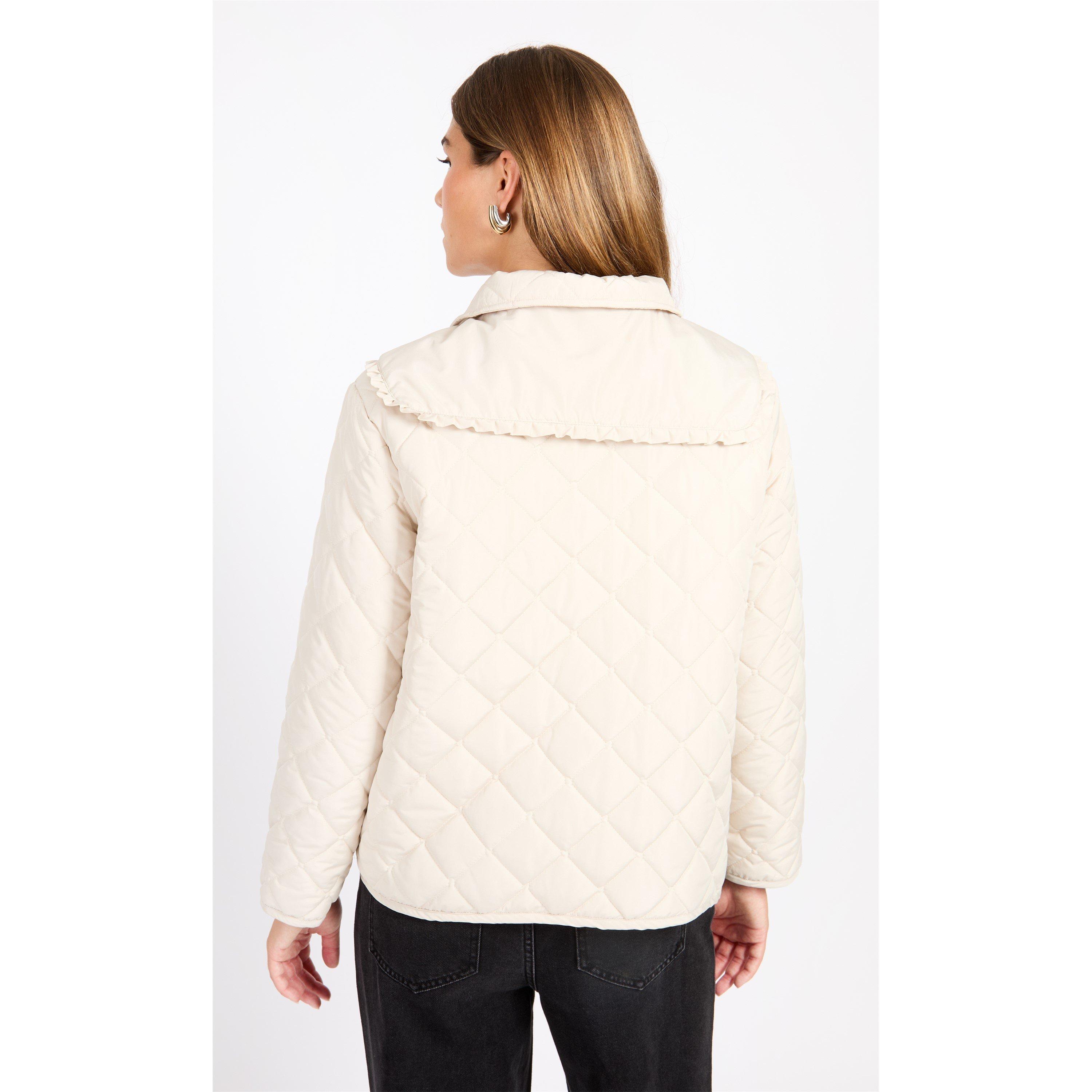 Crema - Little Mistress - Diamond Quilted Lightweight Jacket - 3