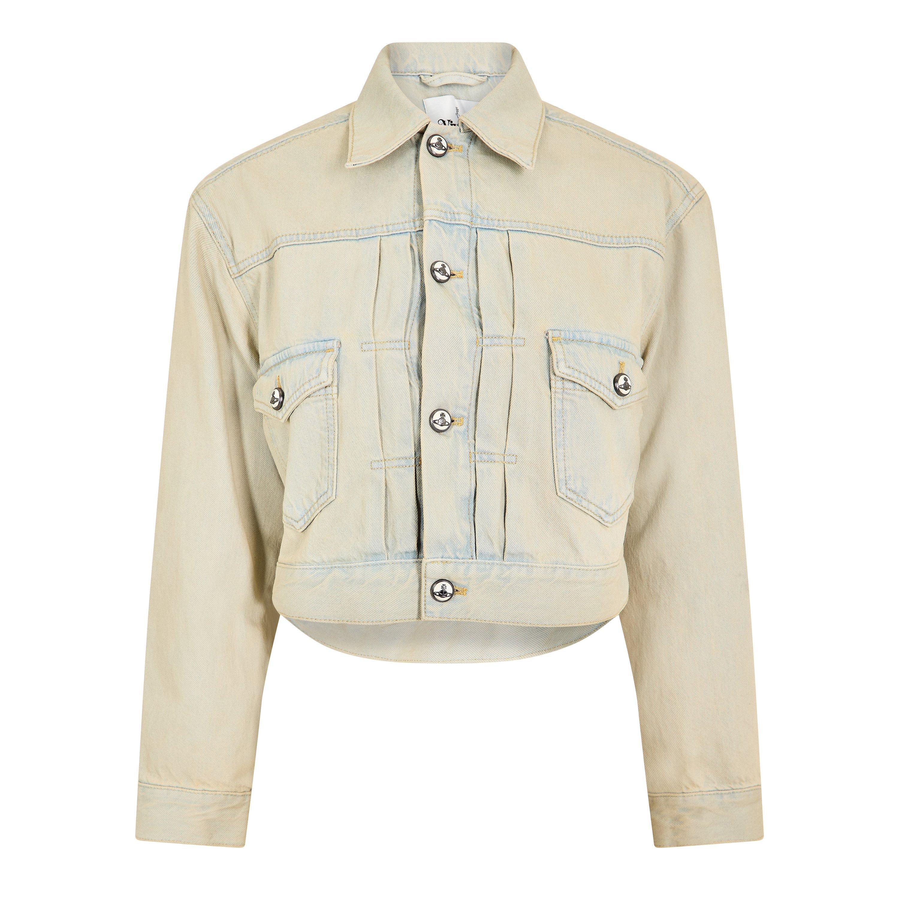 Vivienne Westwood Viv Marl Jkt Ld61 - Blue - Size 8 (XS)