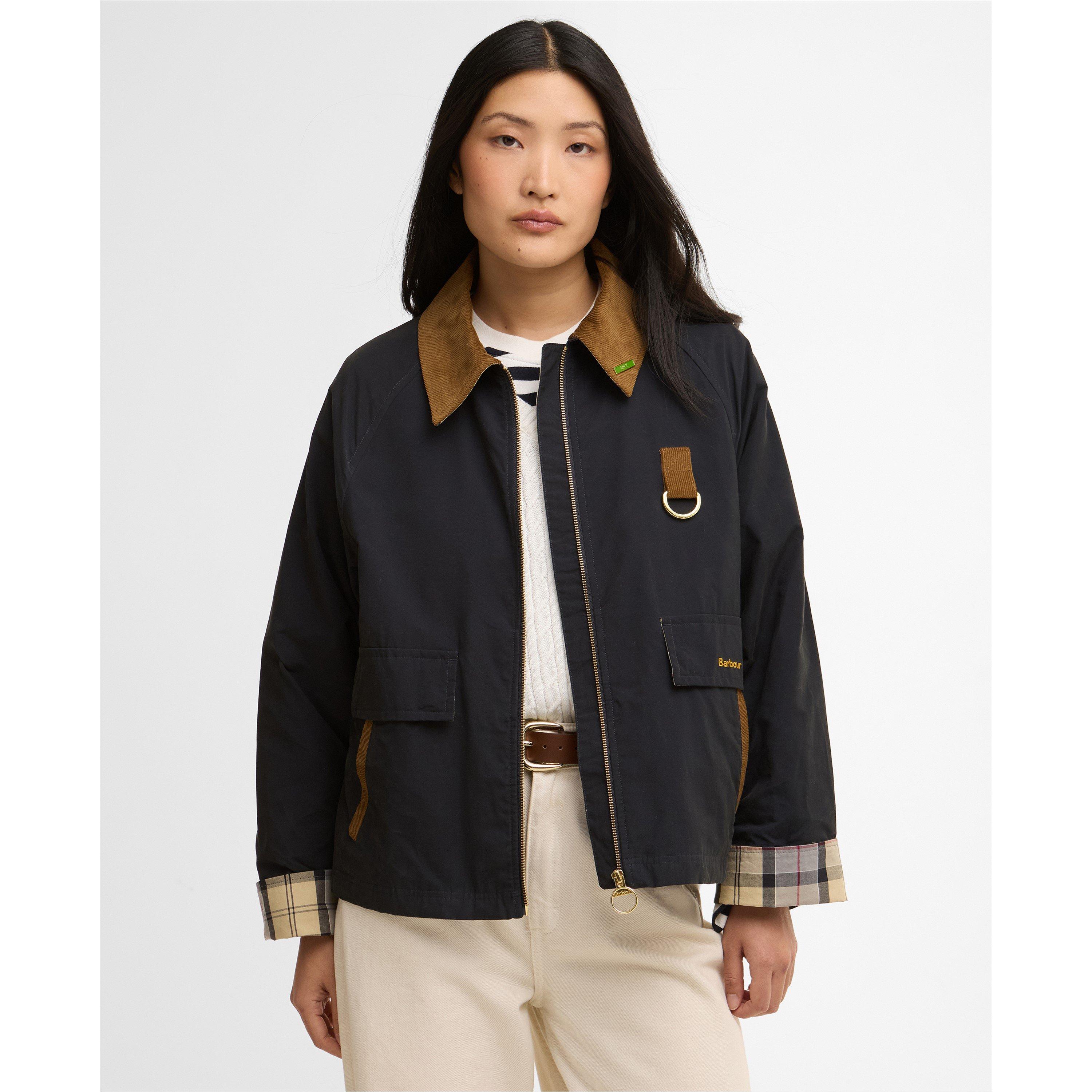 Dark Navy/Dress - Barbour - Womens Icons Spey Showerproof Jacket - 2
