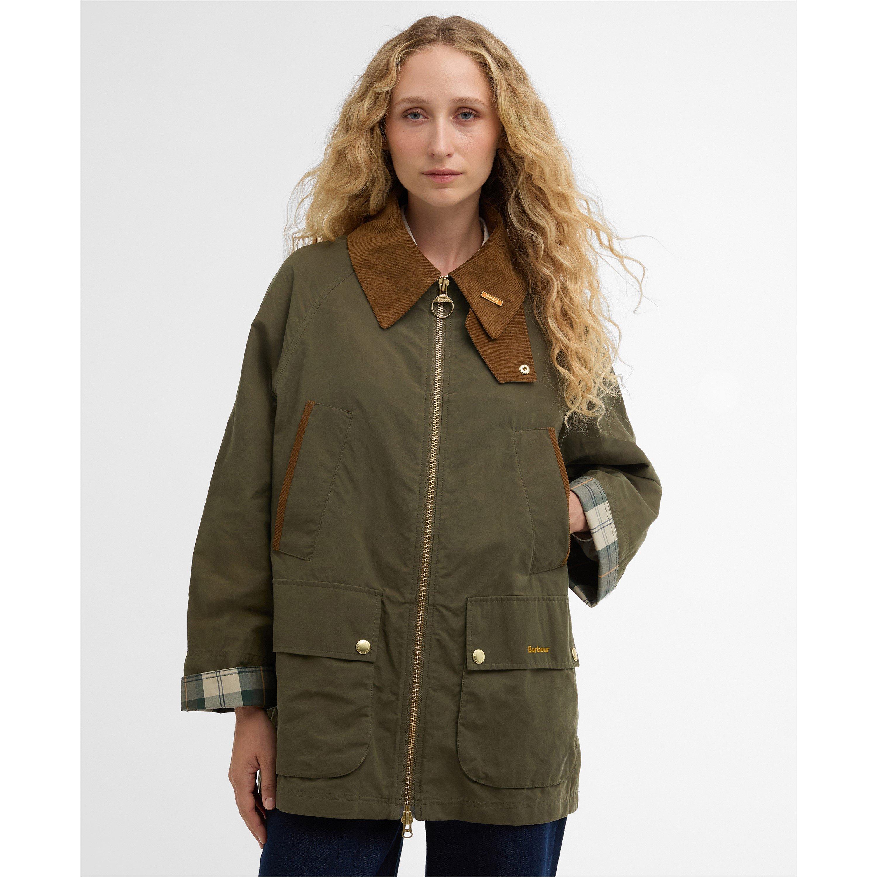 Ivy/Ancient - Barbour - Womens Icons Bedale Showerproof Jacket - 2