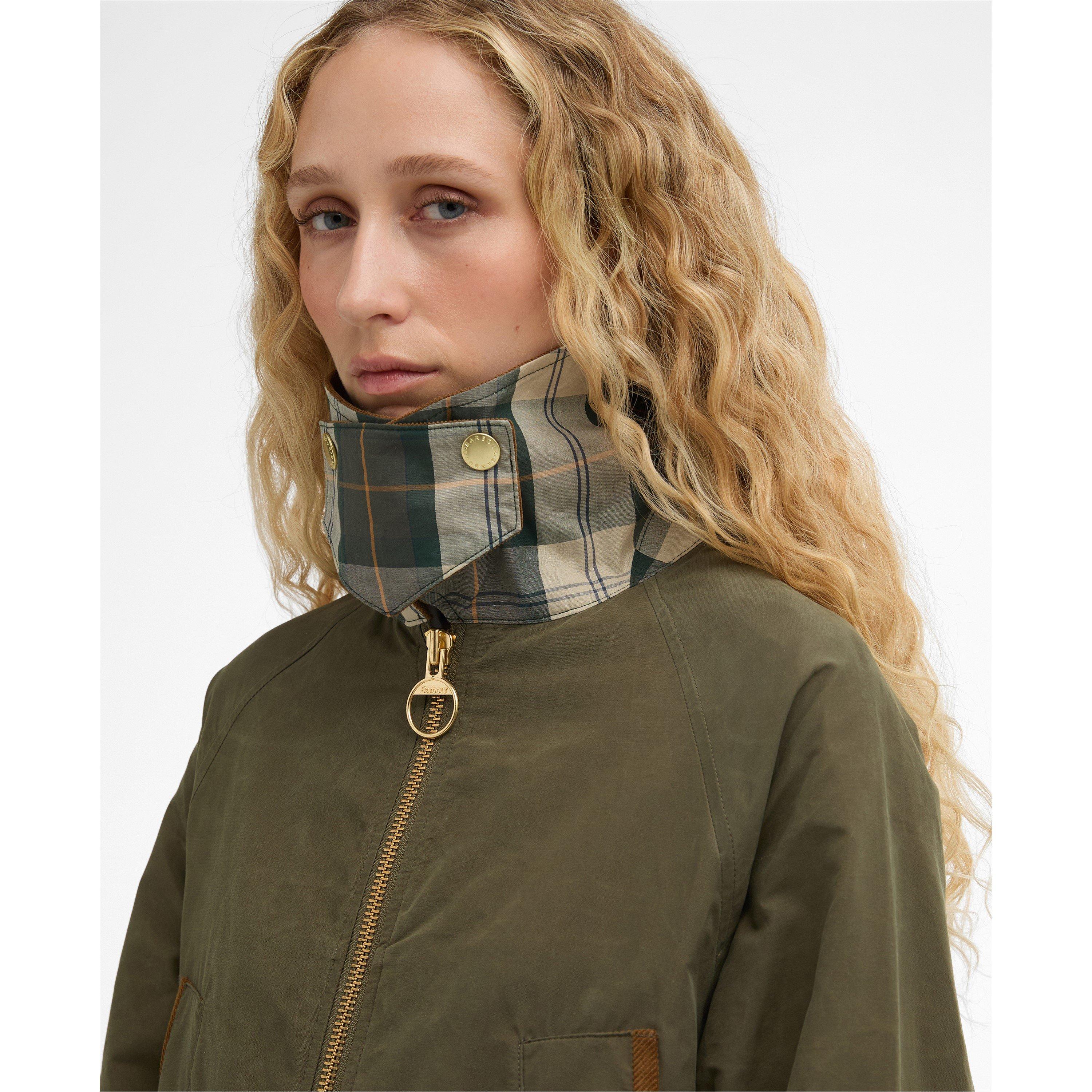 Ivy/Ancient - Barbour - Womens Icons Bedale Showerproof Jacket - 4