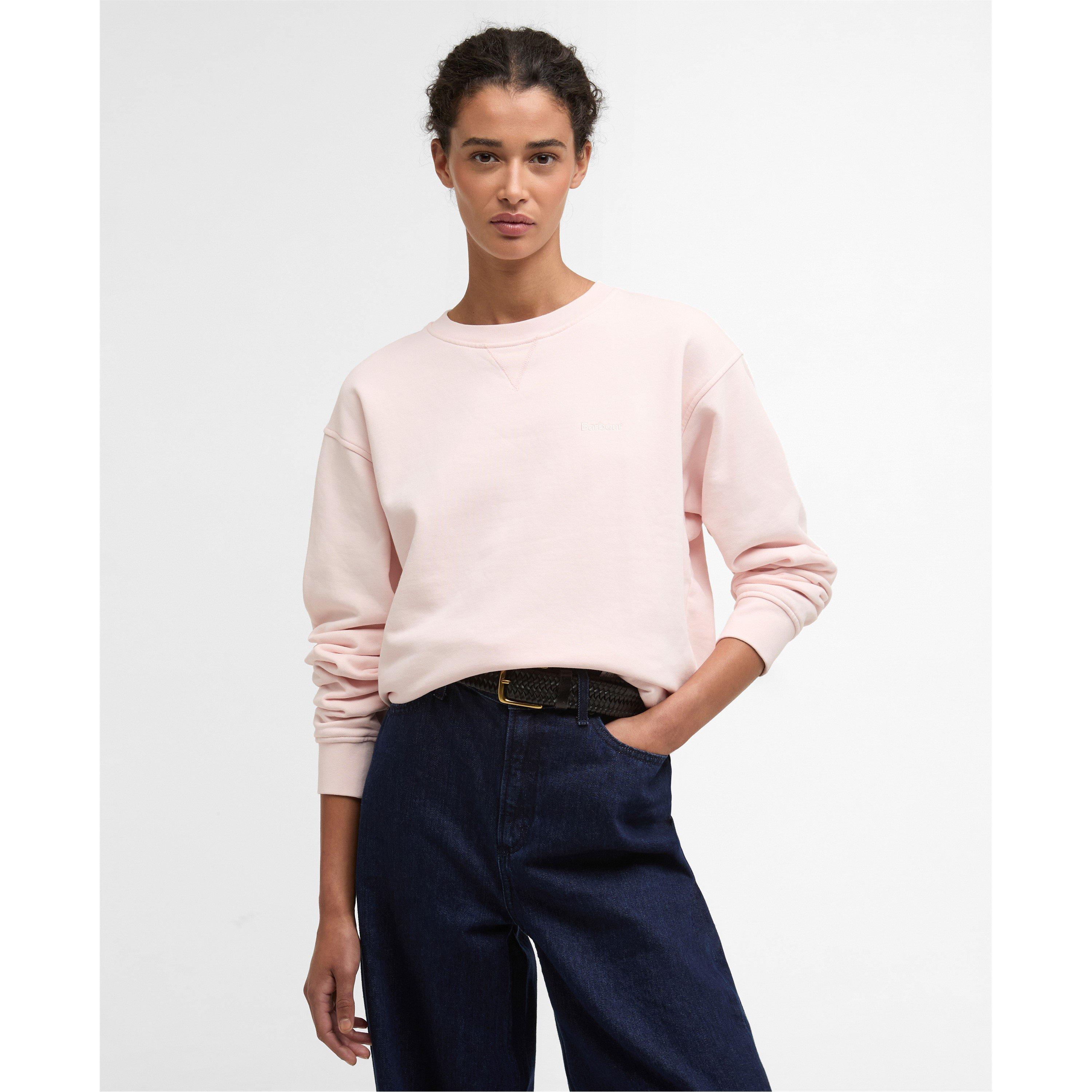 Pink - Barbour - Womens Bede Oversized Sweatshirt - 2