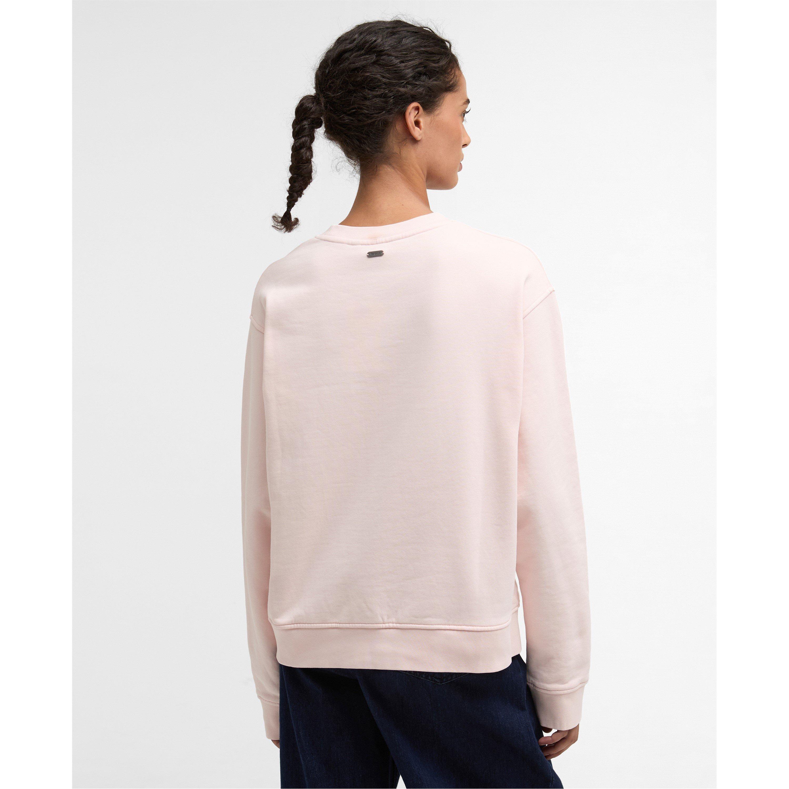 Pink - Barbour - Womens Bede Oversized Sweatshirt - 3