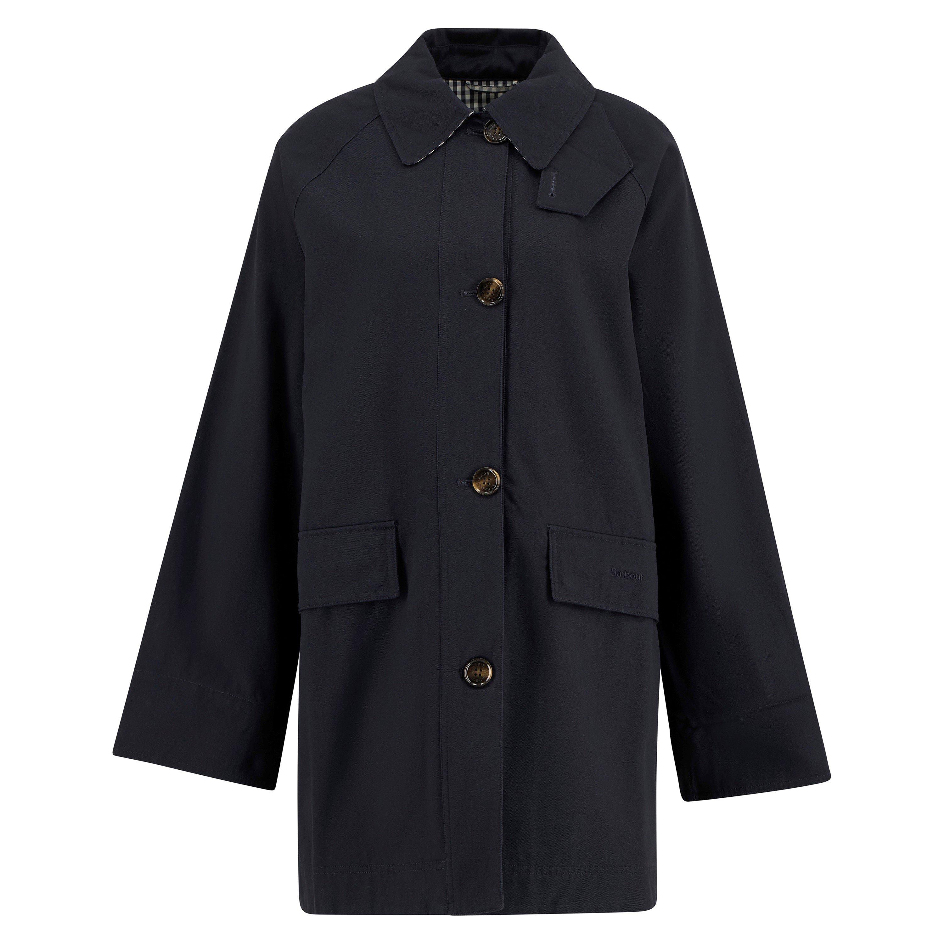 Barbour Women's Gabby Car Coat - Dark Navy - 8 (XS)