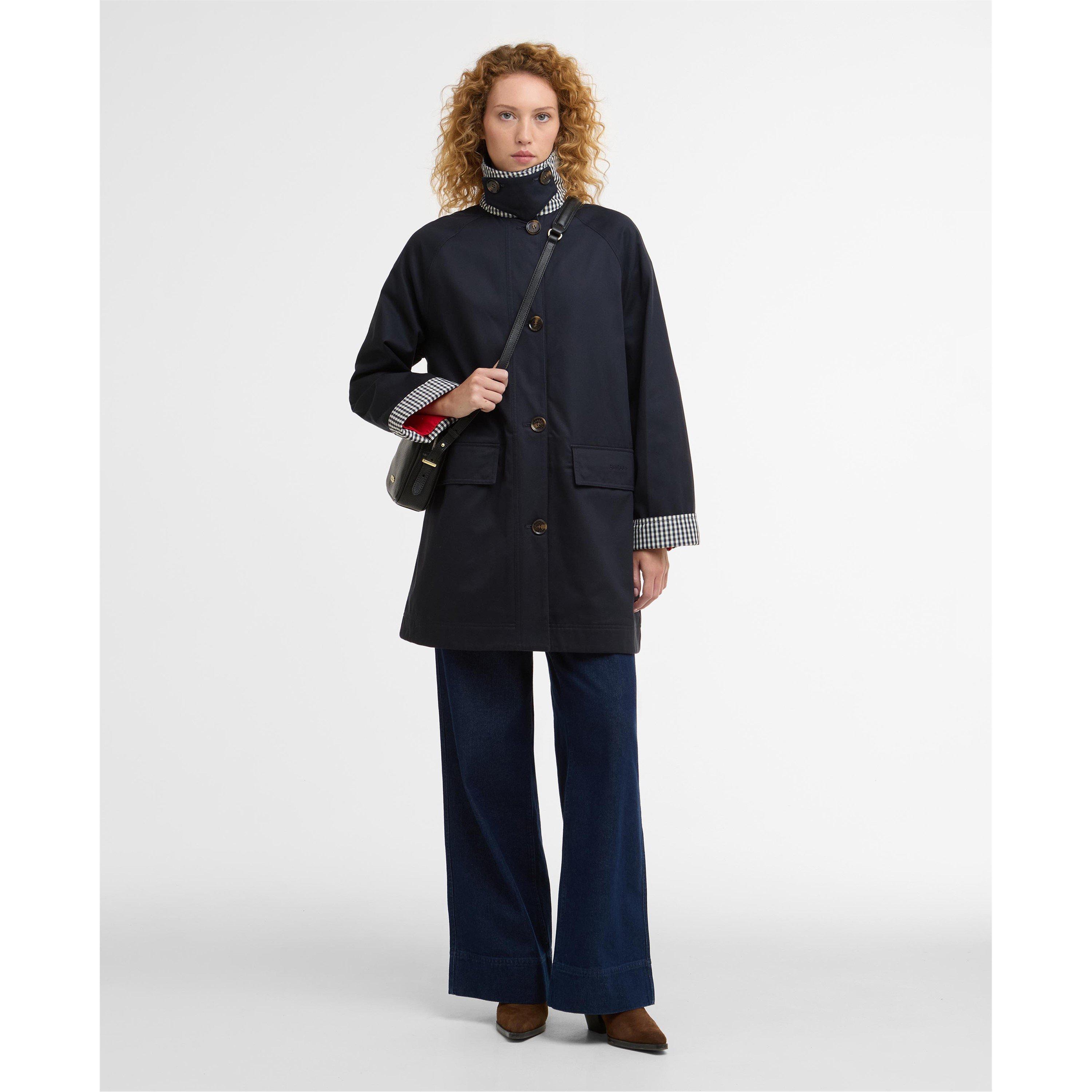 Dark Navy - Barbour - Womens Gabby Car Coat - 6