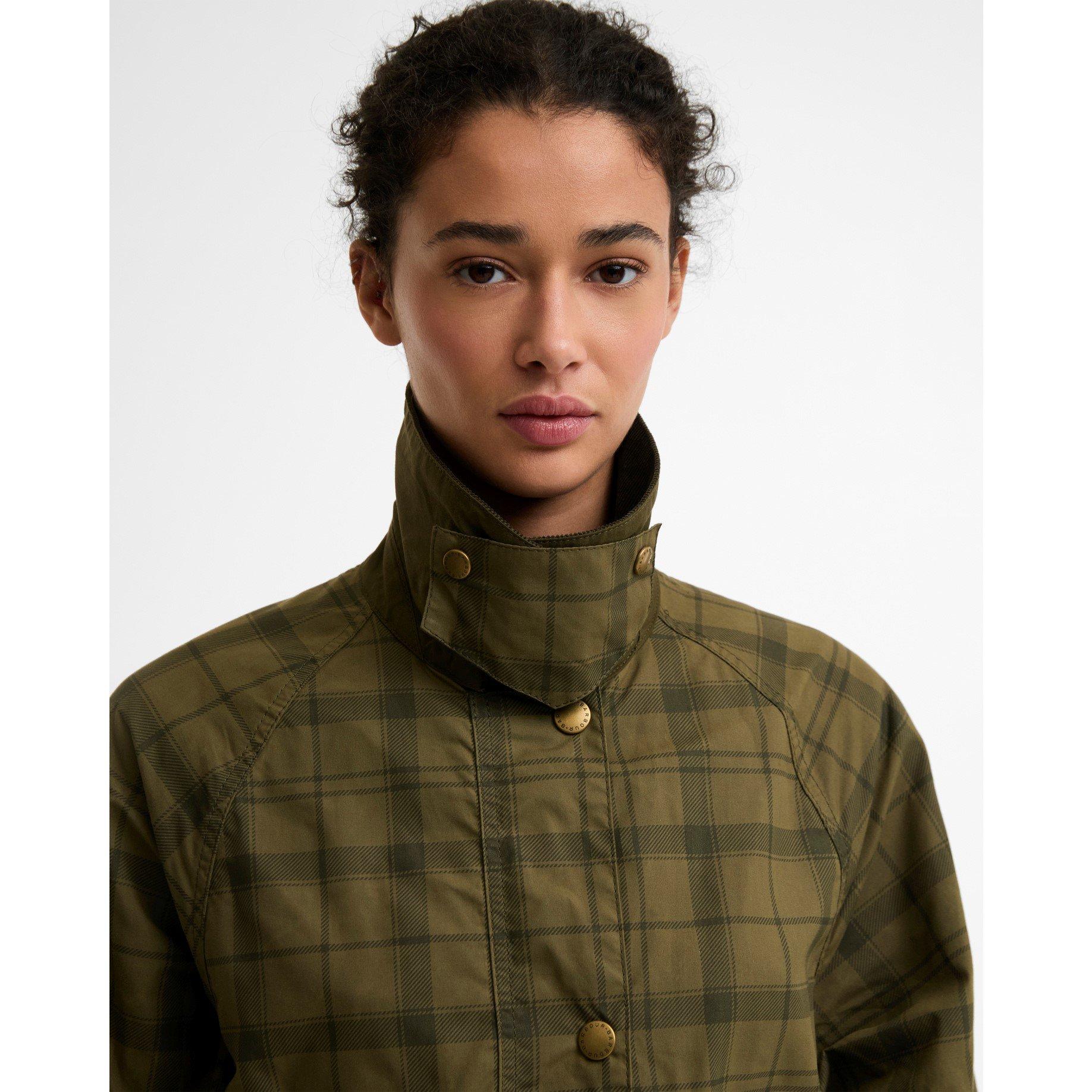 Grn Tartan/Hlnd - Barbour - Women's Barn Jacket - 4