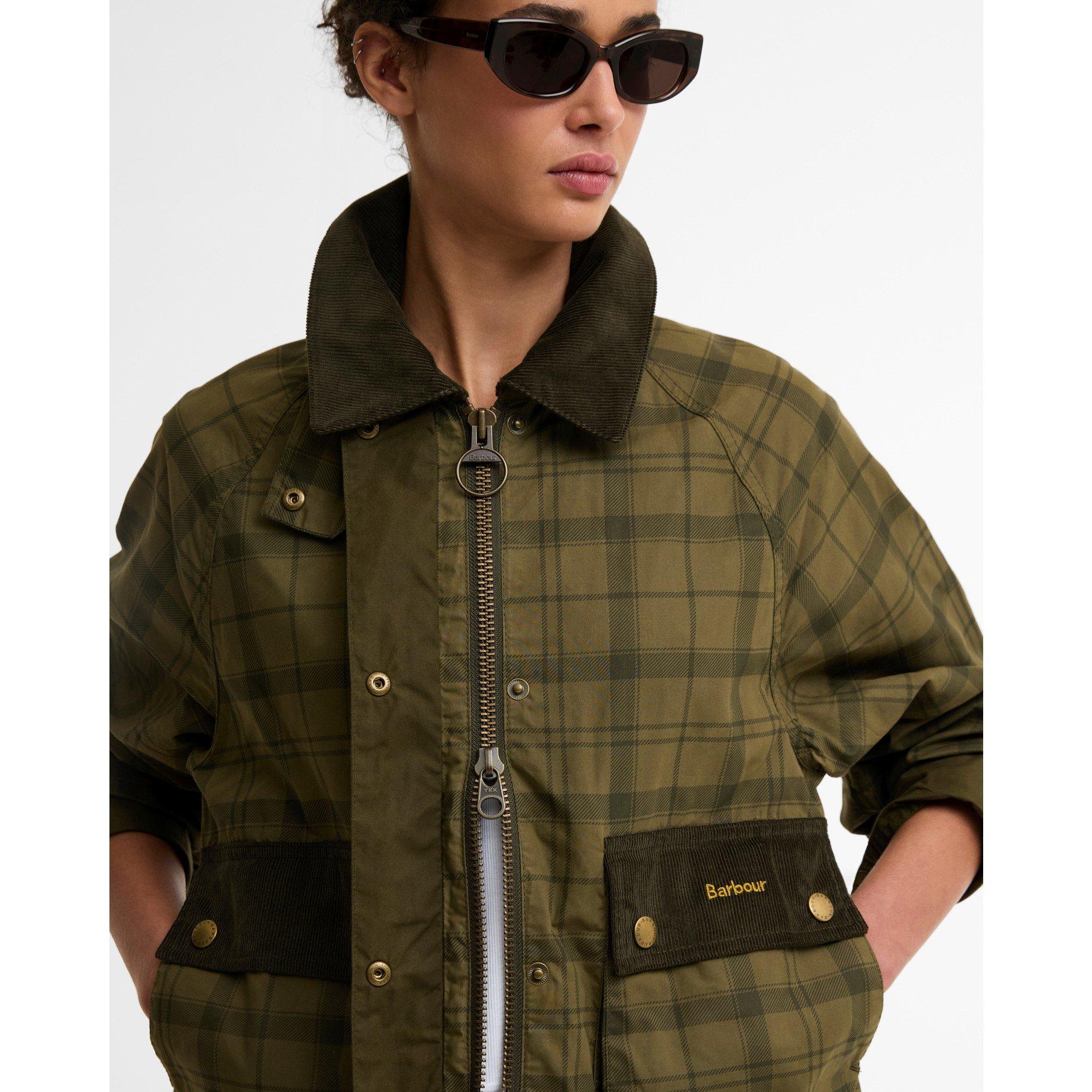 Grn Tartan/Hlnd - Barbour - Women's Barn Jacket - 5