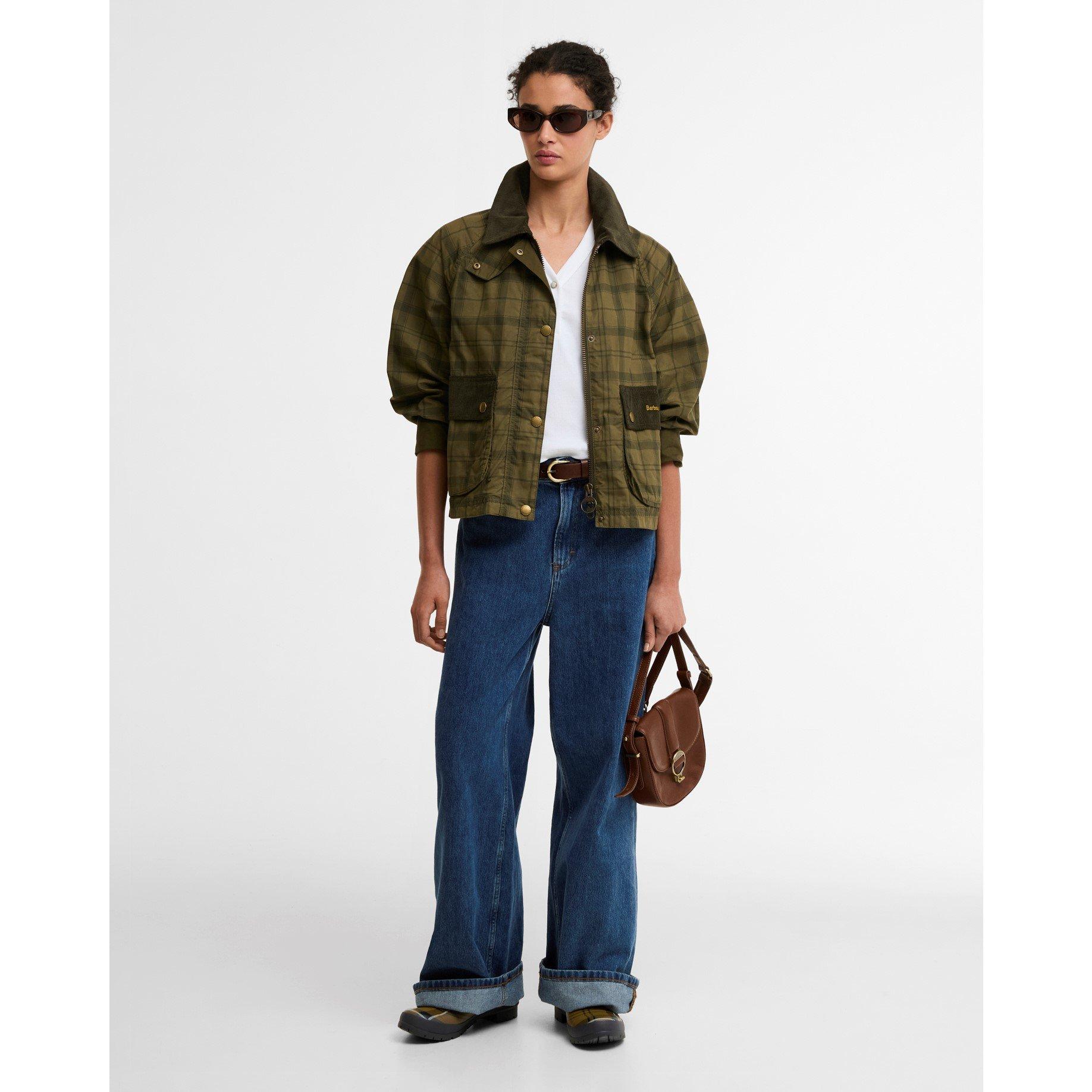 Grn Tartan/Hlnd - Barbour - Women's Barn Jacket - 6