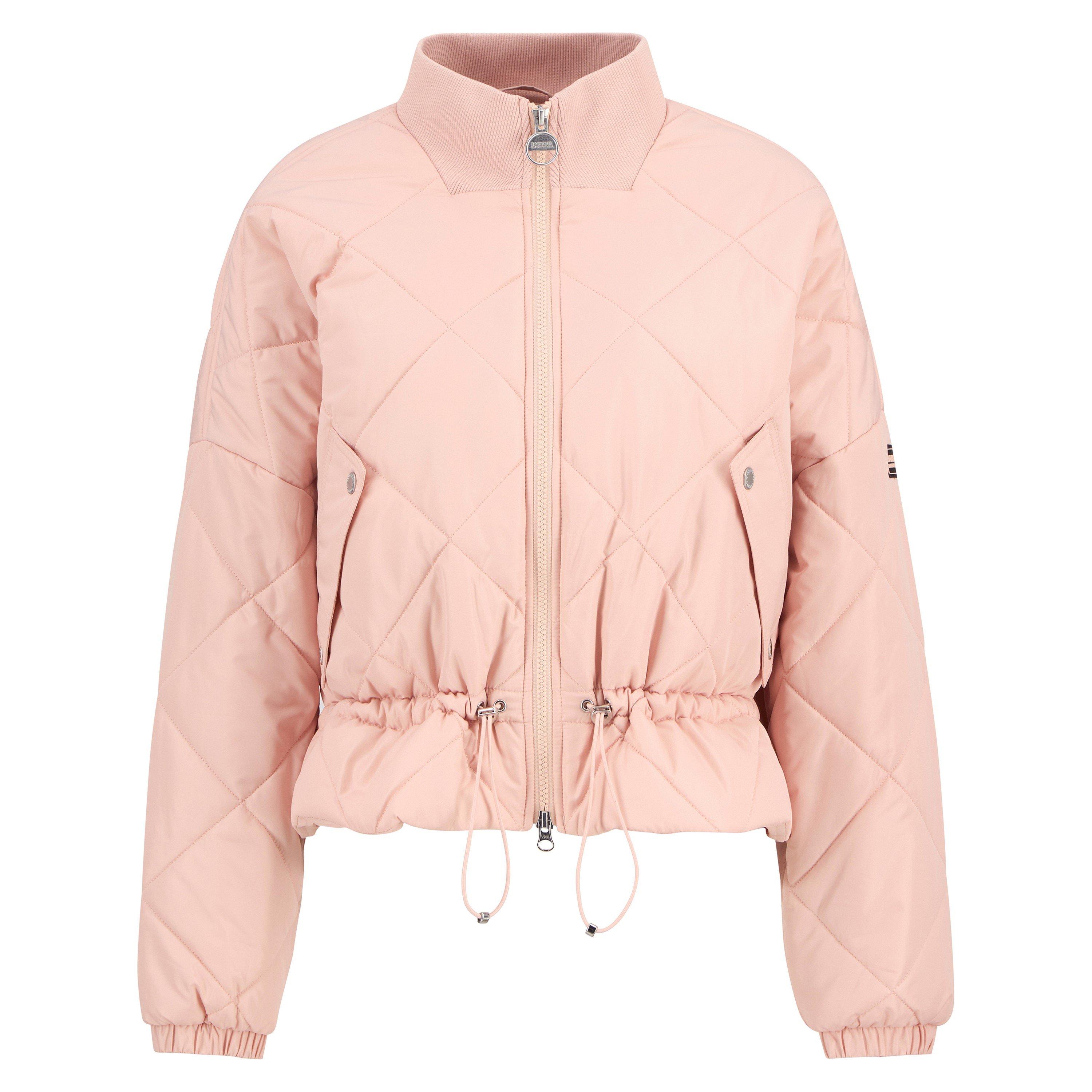 Barbour International Women's Pagan Quilted Jacket - Desert Pink - 12 (M)