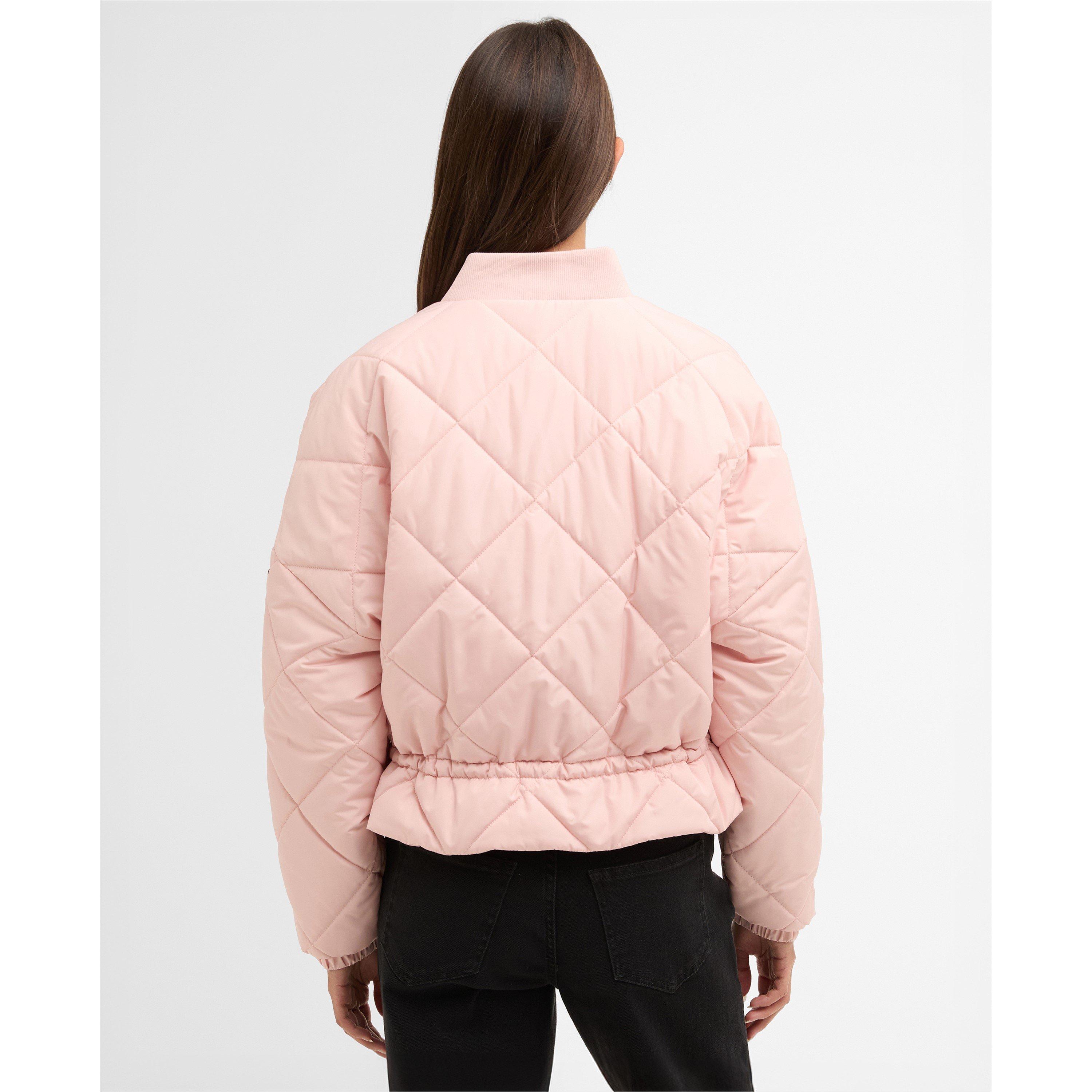 Desert Pink - Barbour International - Womens Pagan Quilted Jacket - 3