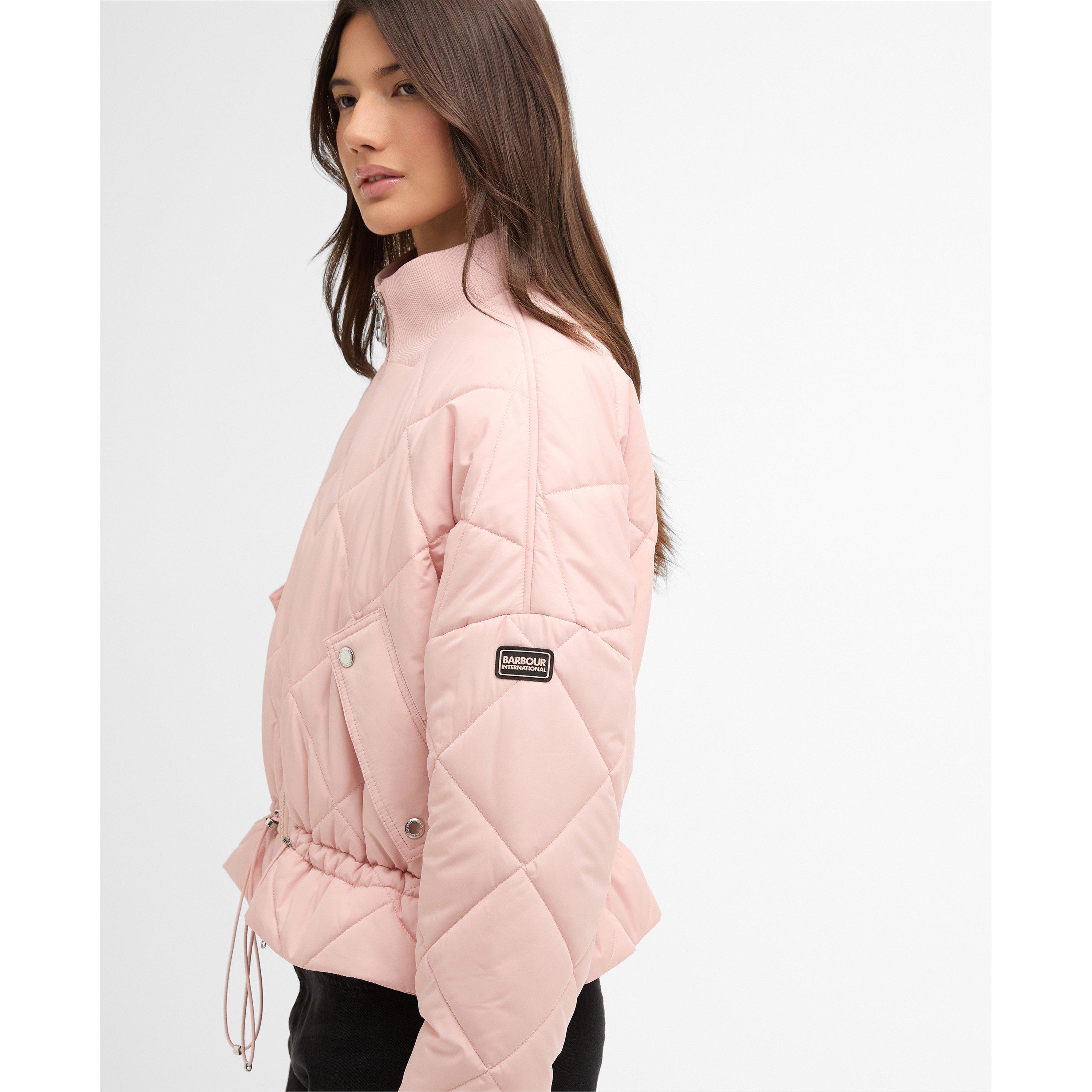 Desert Pink - Barbour International - Womens Pagan Quilted Jacket - 5