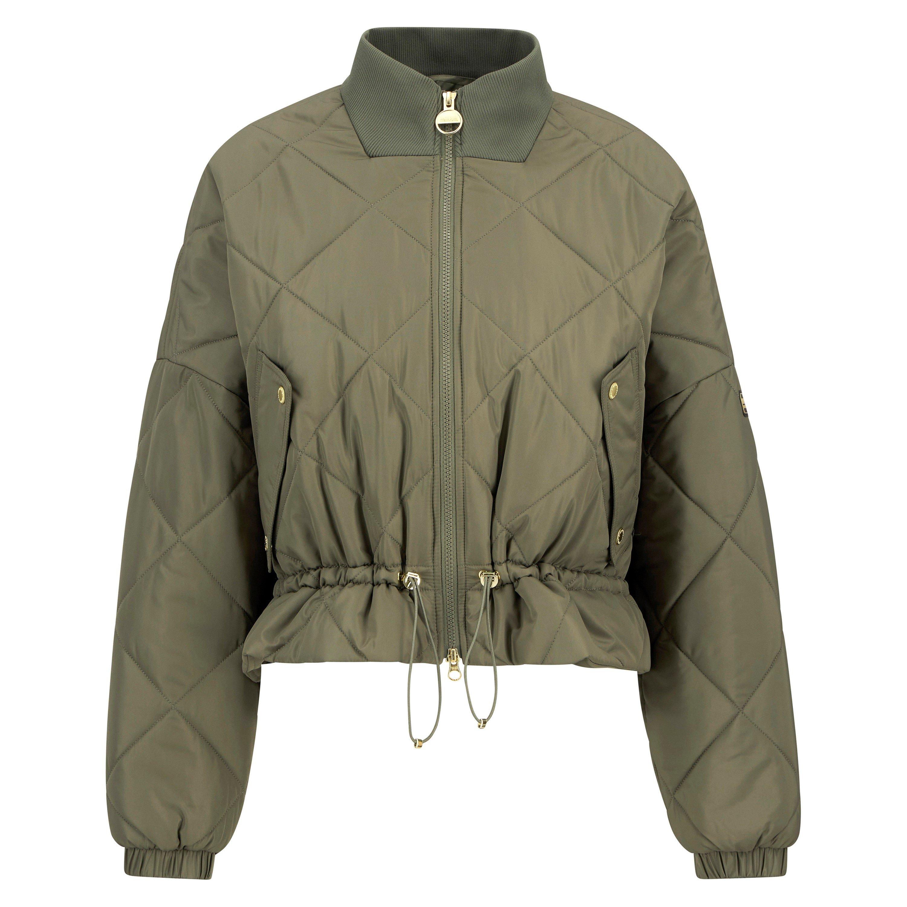 Barbour International Women's Pagan Quilted Jacket - Dusky Khaki - 8 (XS)