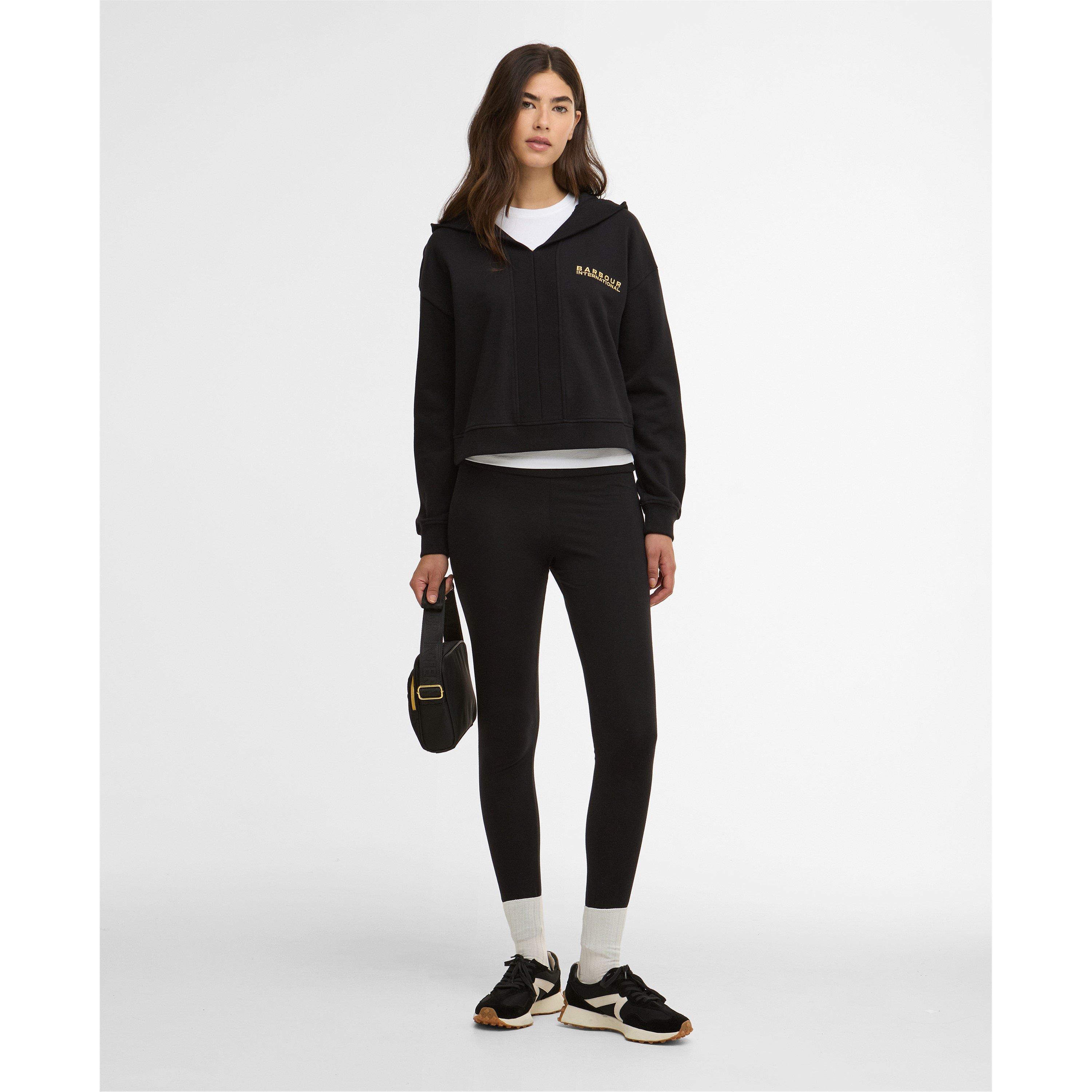 Black - Barbour International - Womens Alexis Hoodie - 5