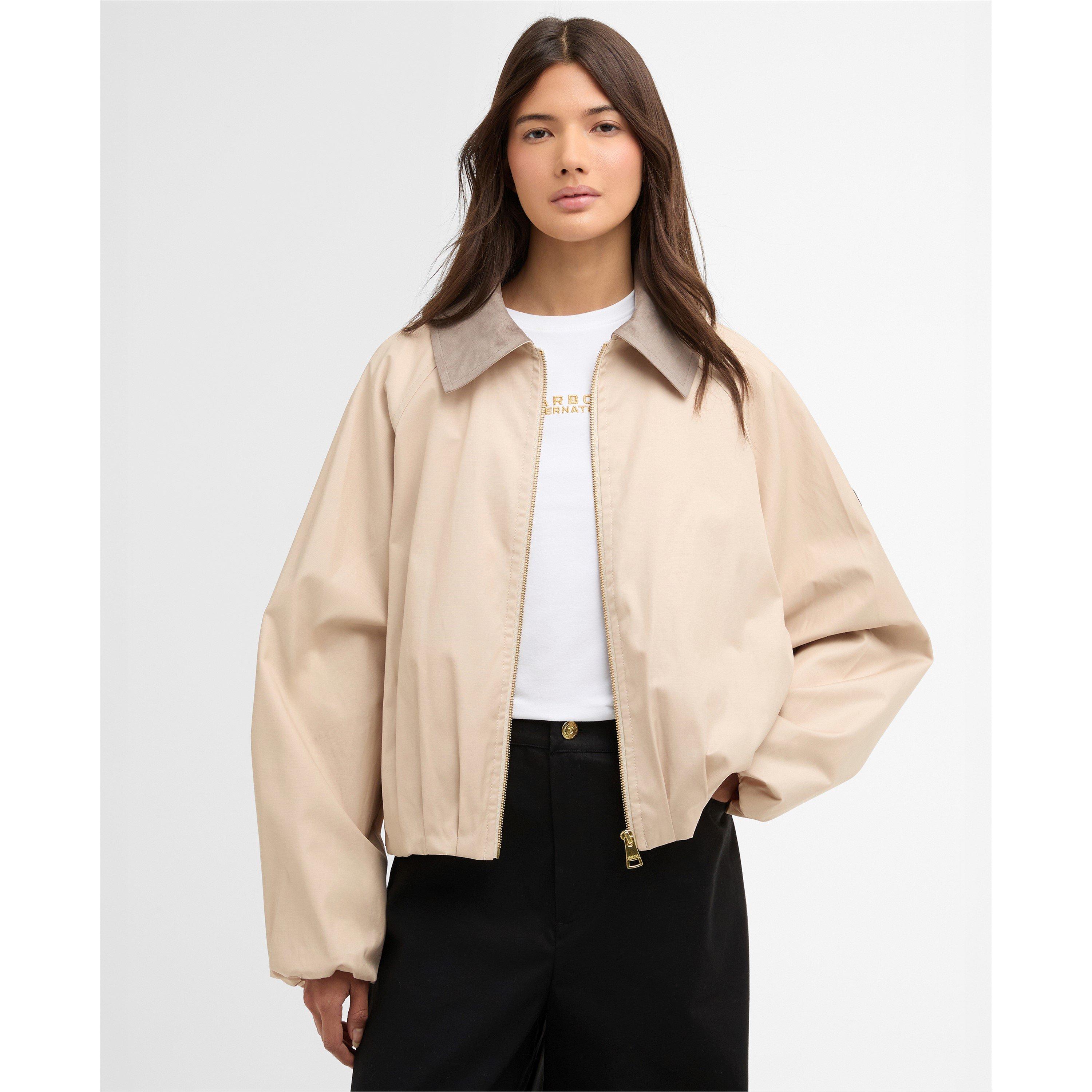 Cement - Barbour International - Womens Ozara Casual Jacket - 2