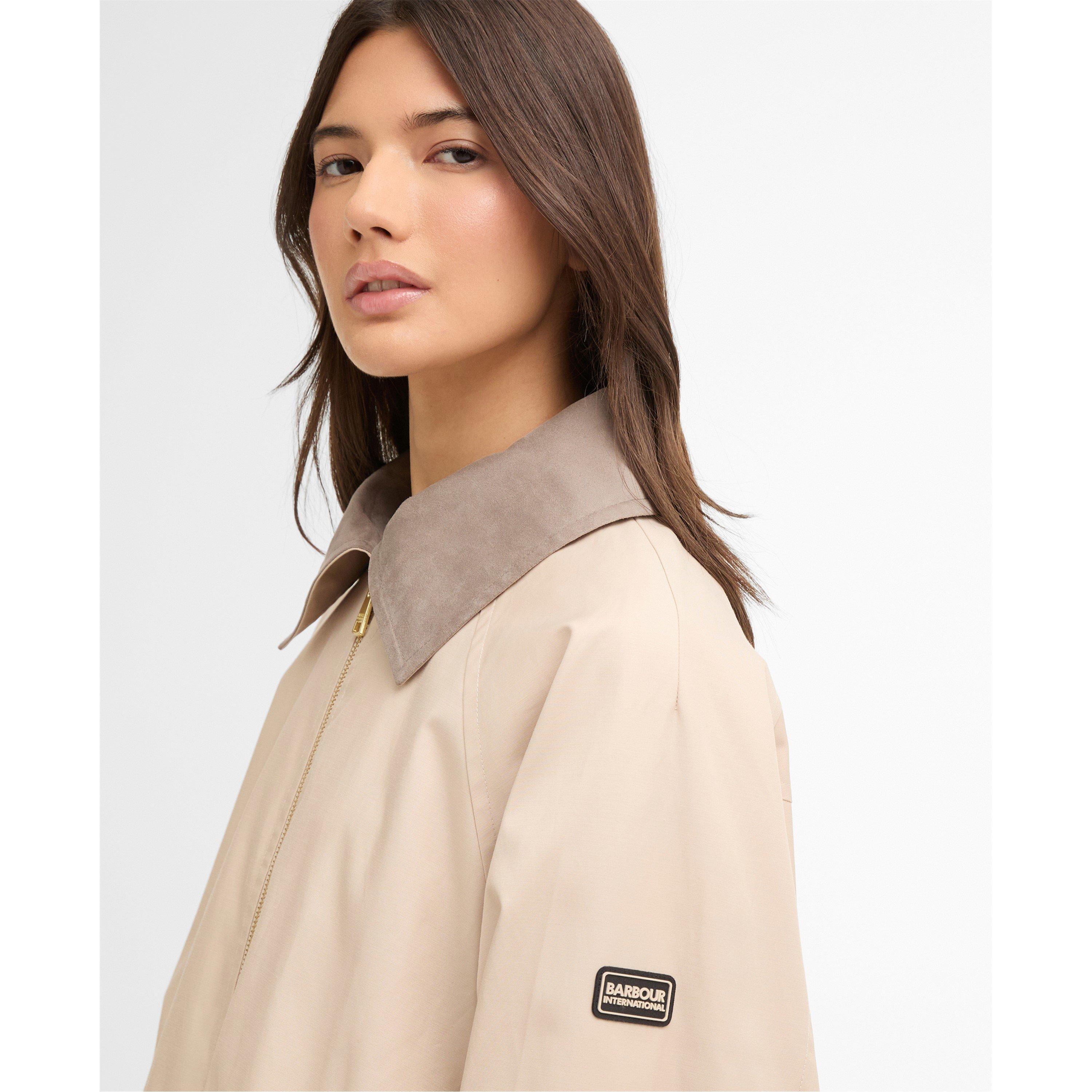 Cement - Barbour International - Womens Ozara Casual Jacket - 4