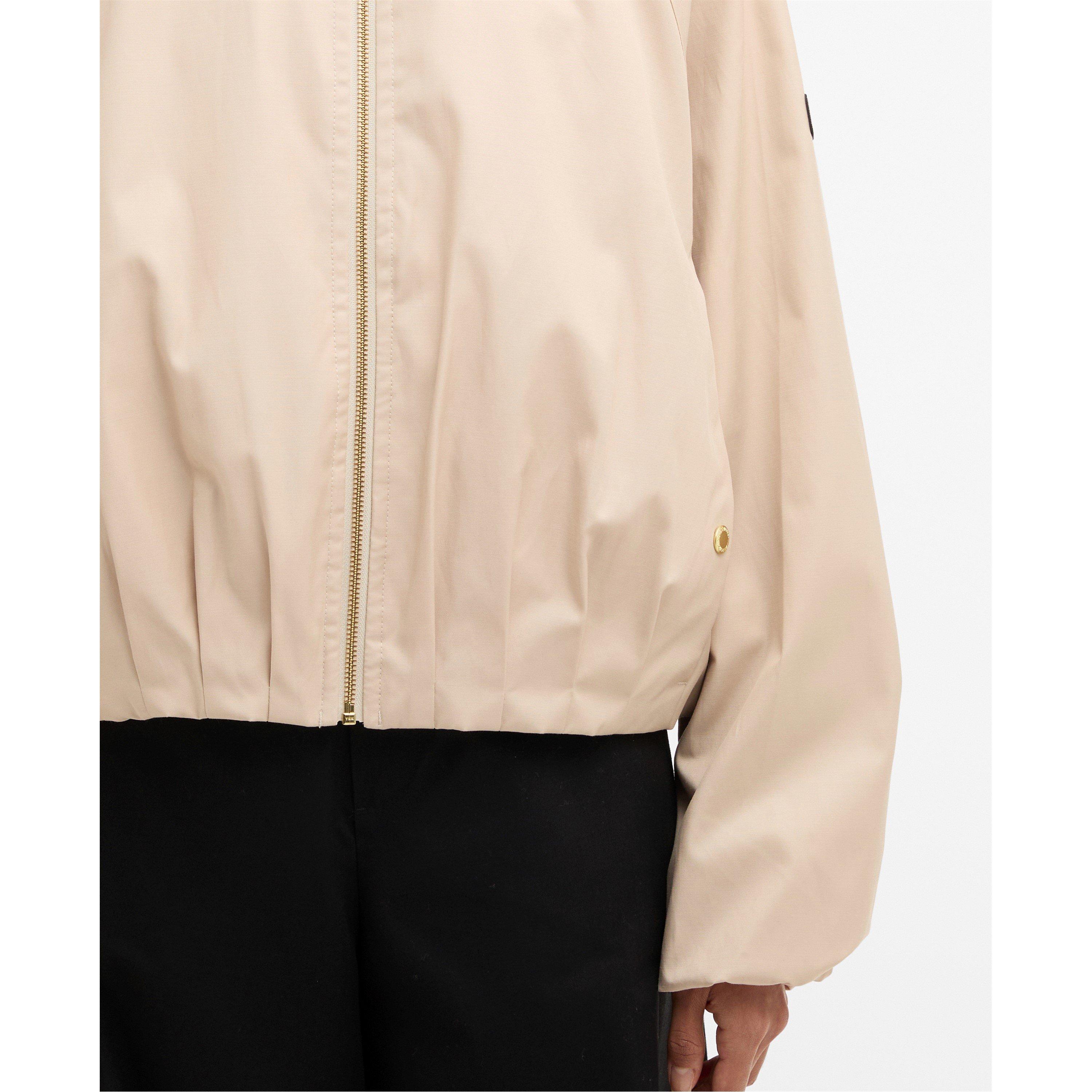 Cement - Barbour International - Womens Ozara Casual Jacket - 5