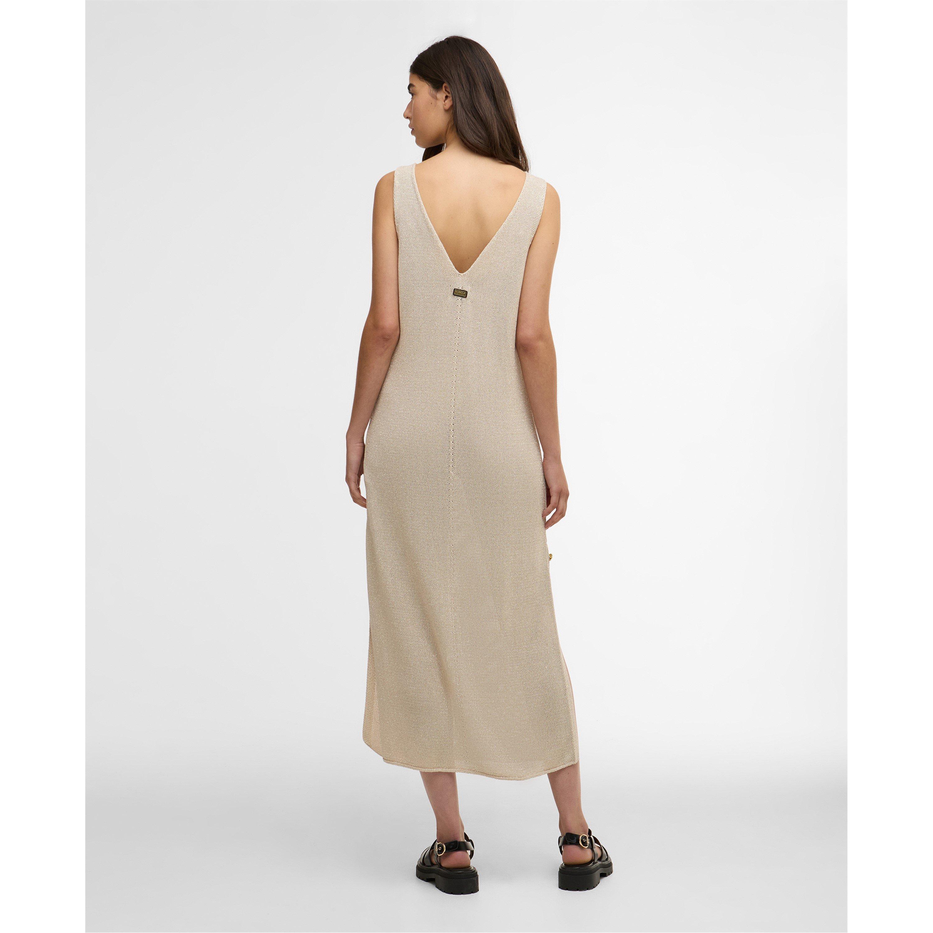 Ecru - Barbour International - Women's Knitted Jumper Dress - 3