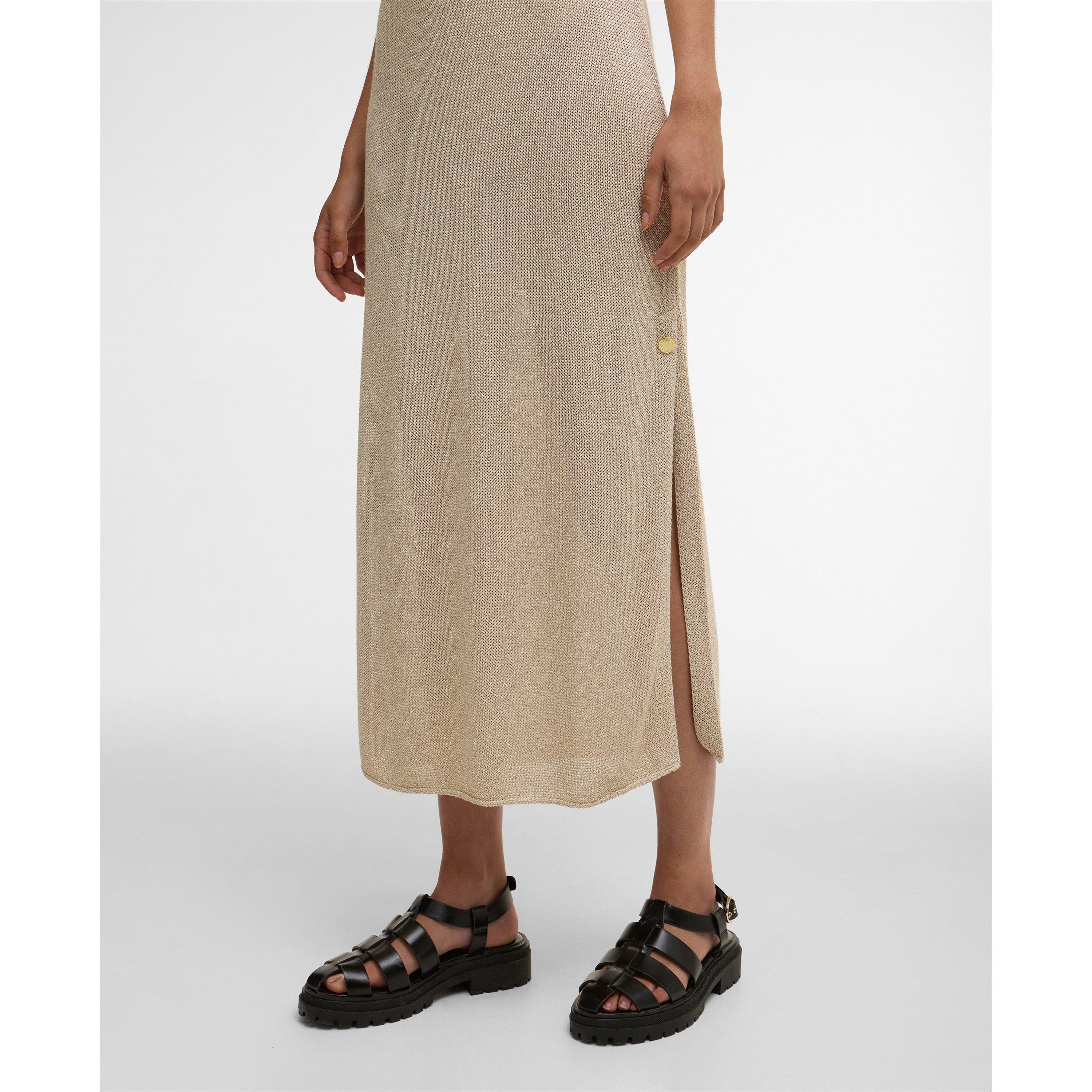 Ecru - Barbour International - Women's Knitted Jumper Dress - 5