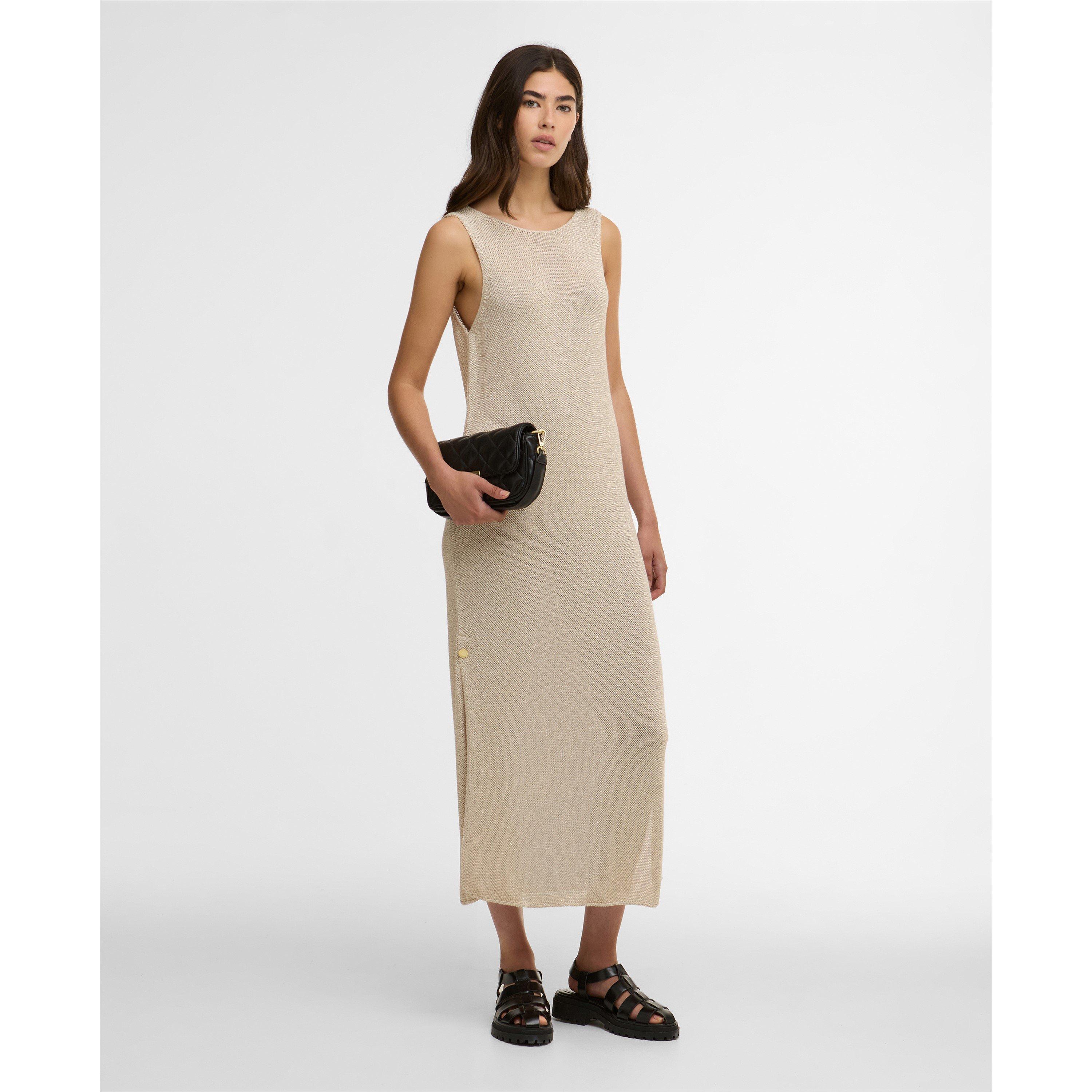 Ecru - Barbour International - Women's Knitted Jumper Dress - 6