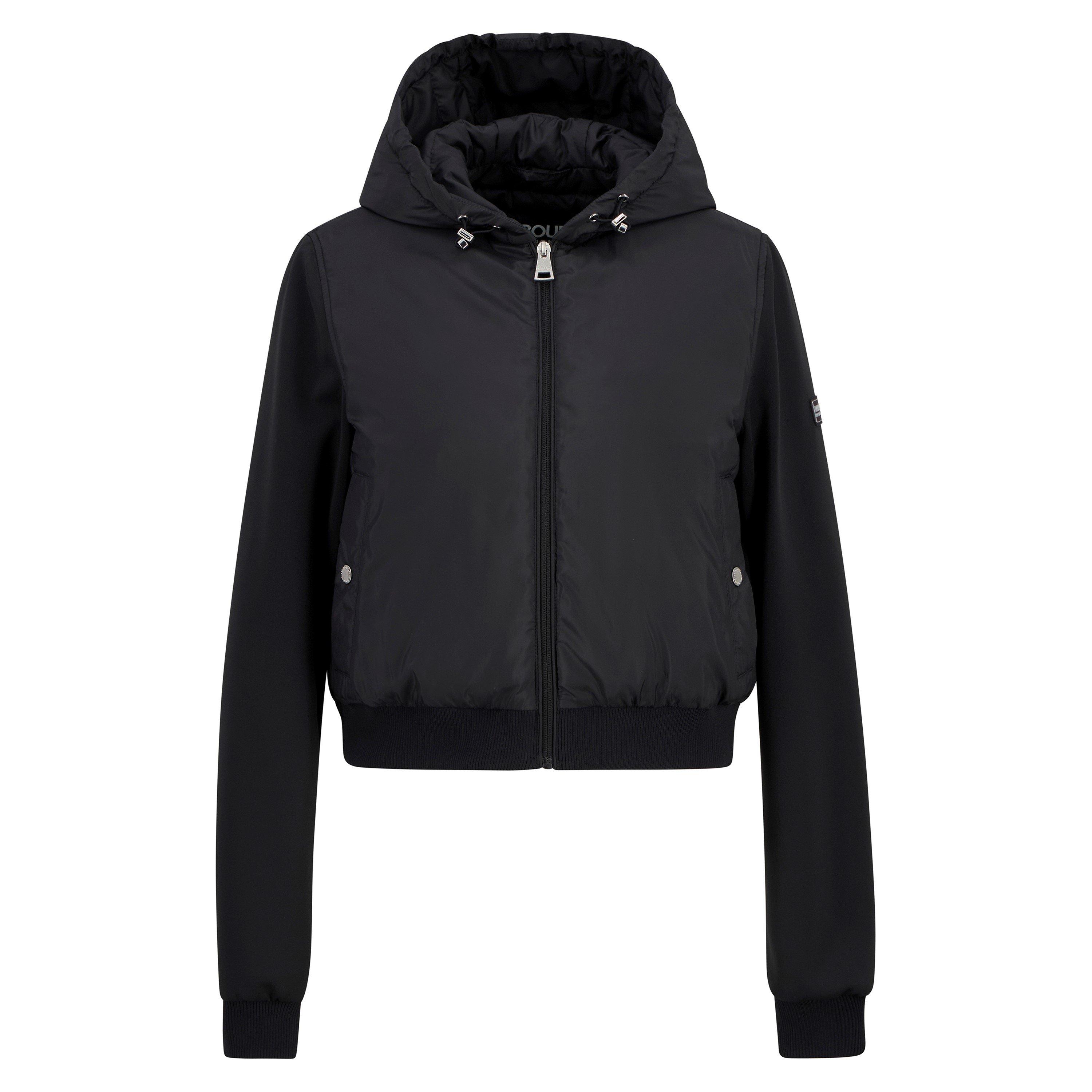Barbour International Women's Equinox Quilted Sweatshirt - Black - 10 (S)