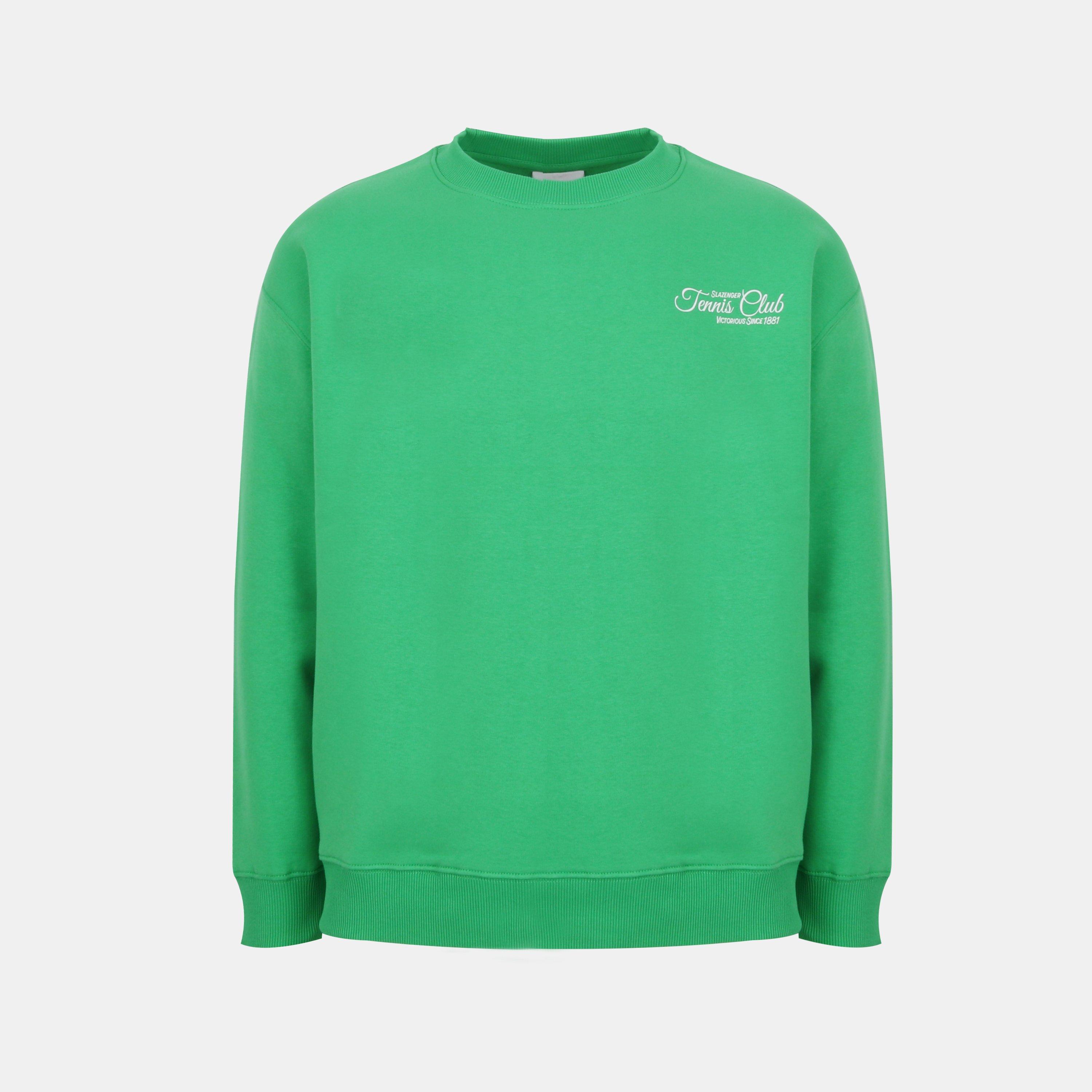 Slazenger Women's Slaz Tennis Club Sweatshirt - Green - 14 (42)
