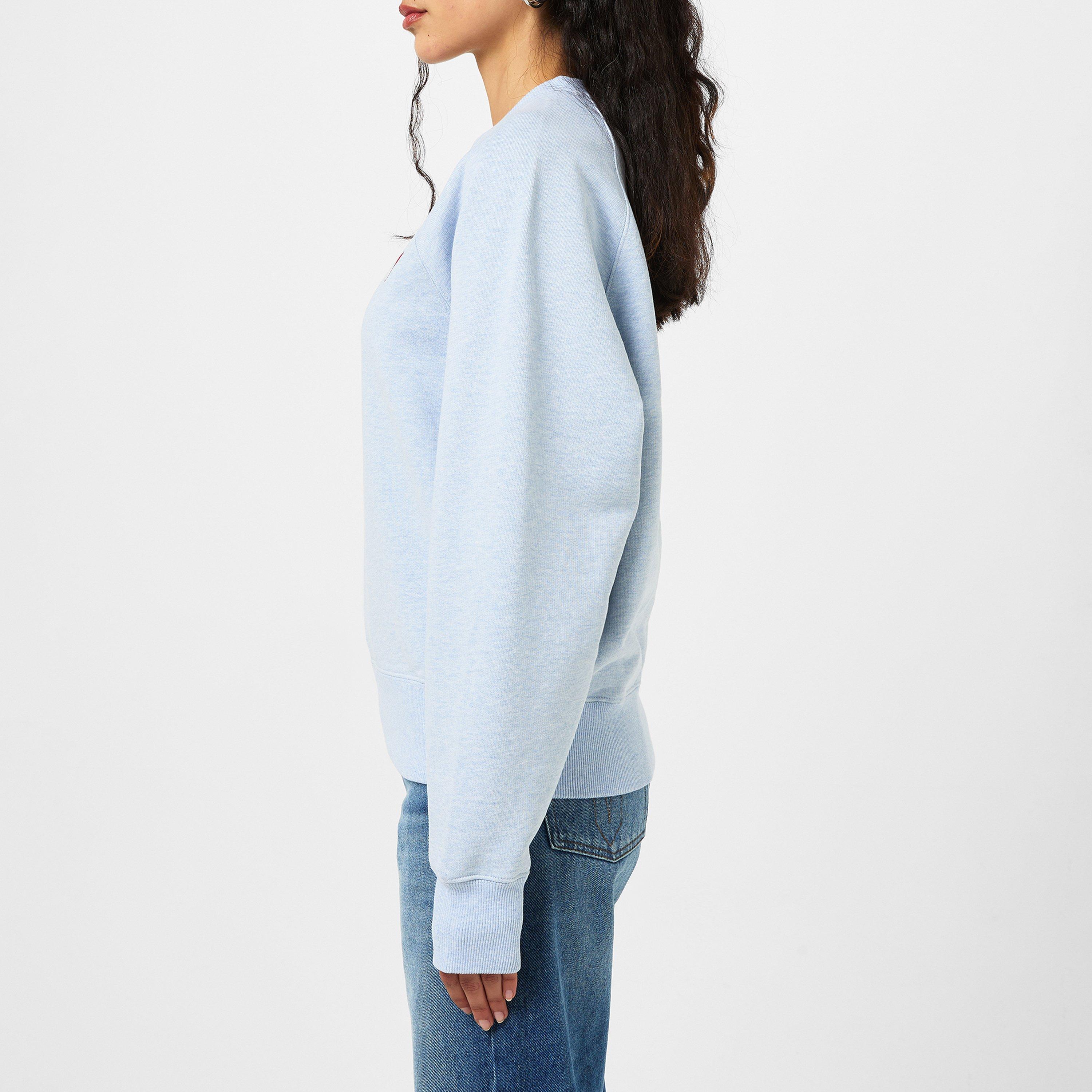 CASHMERE BLUE - Ami Paris - Ami De Coeur Sweatshirt - 2