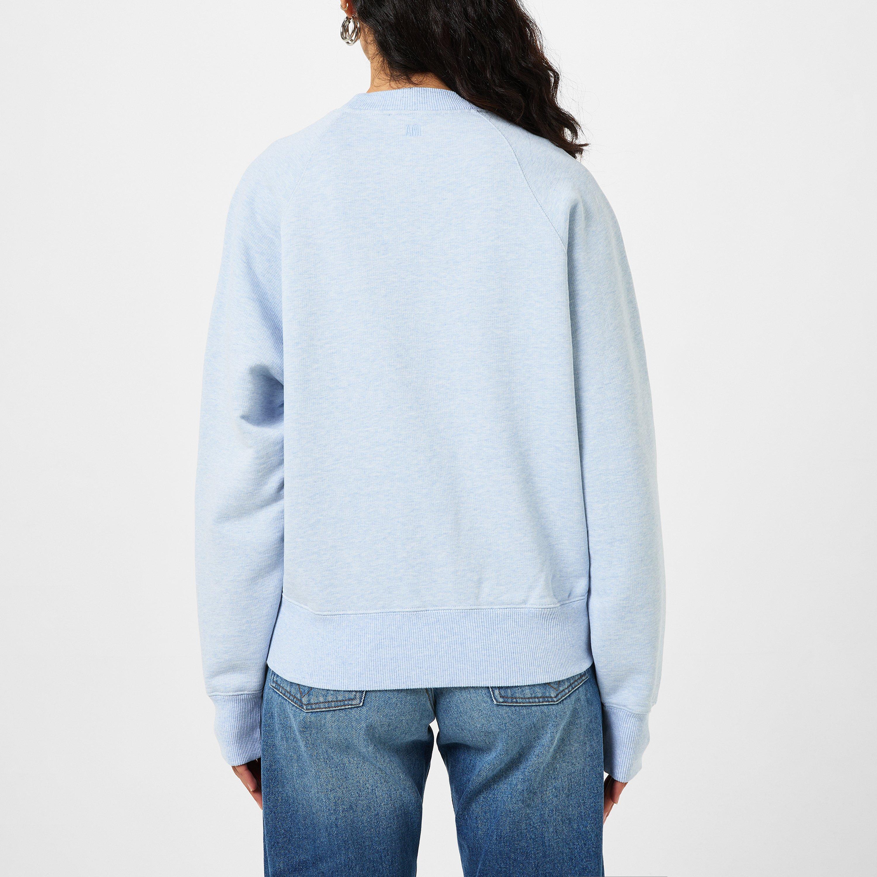 CASHMERE BLUE - Ami Paris - Ami De Coeur Sweatshirt - 3