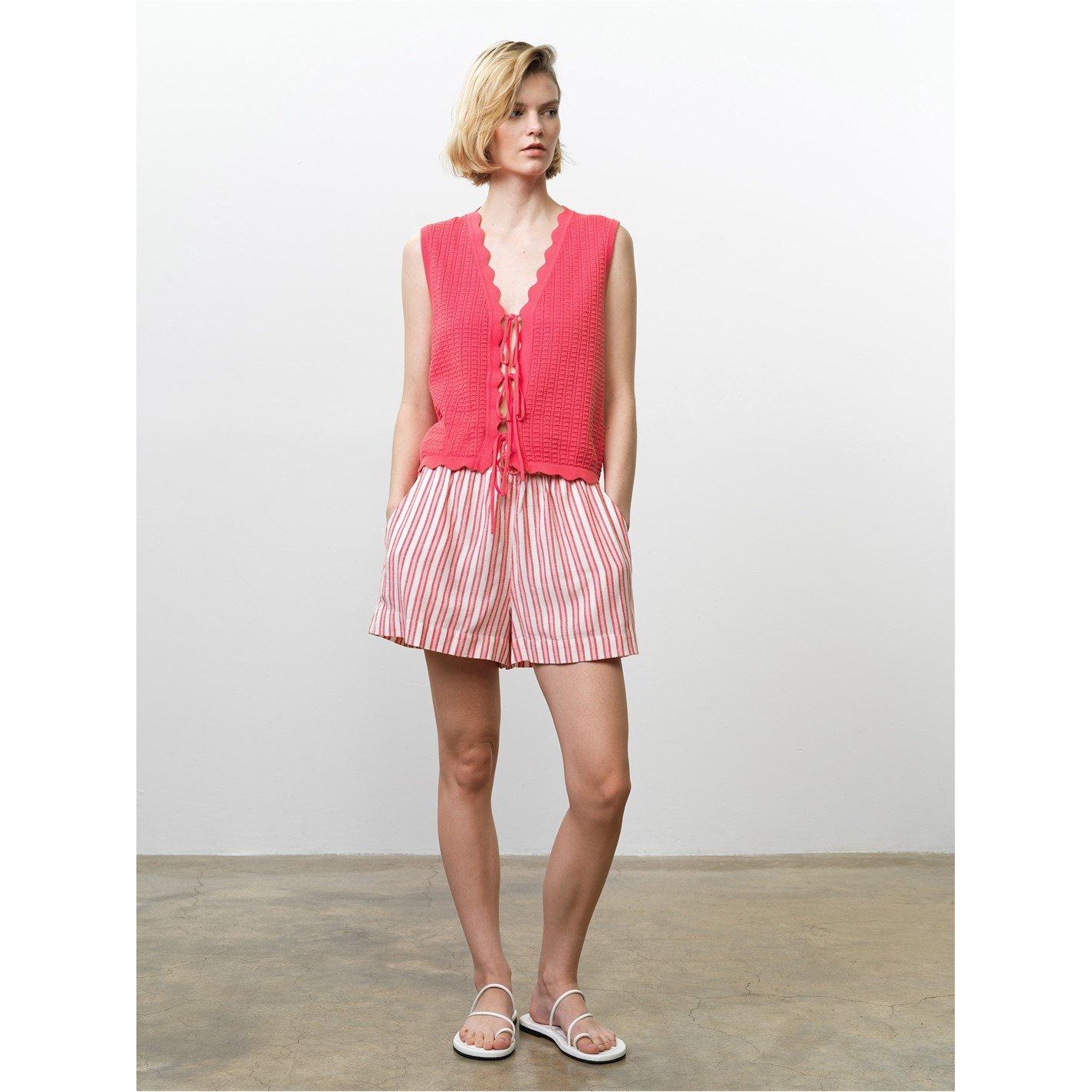 Fuschia Pink - French Connection - Women's Knitted Top - 2